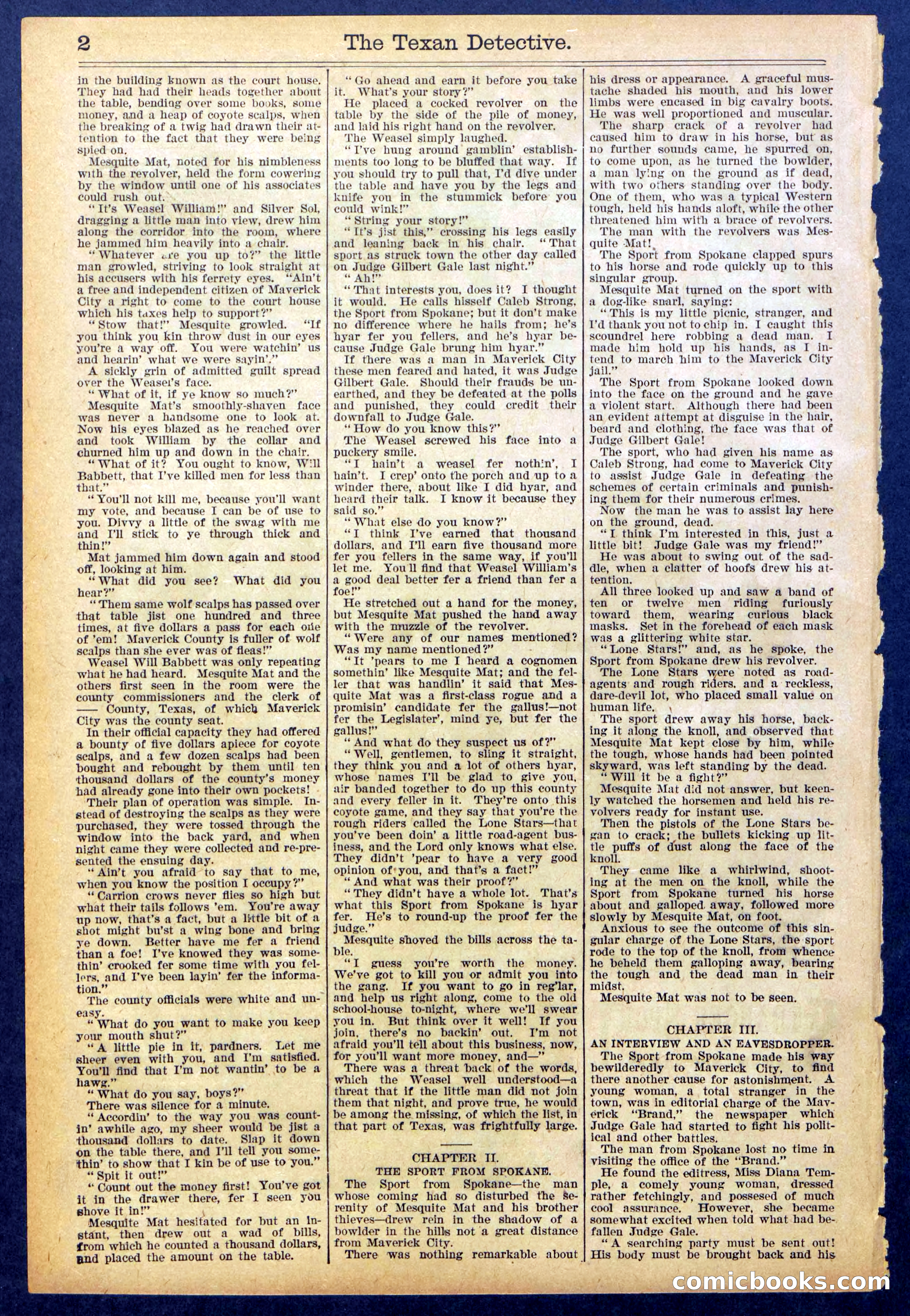 Beadle's New York Dime Library No. 887 — page 2 of 32