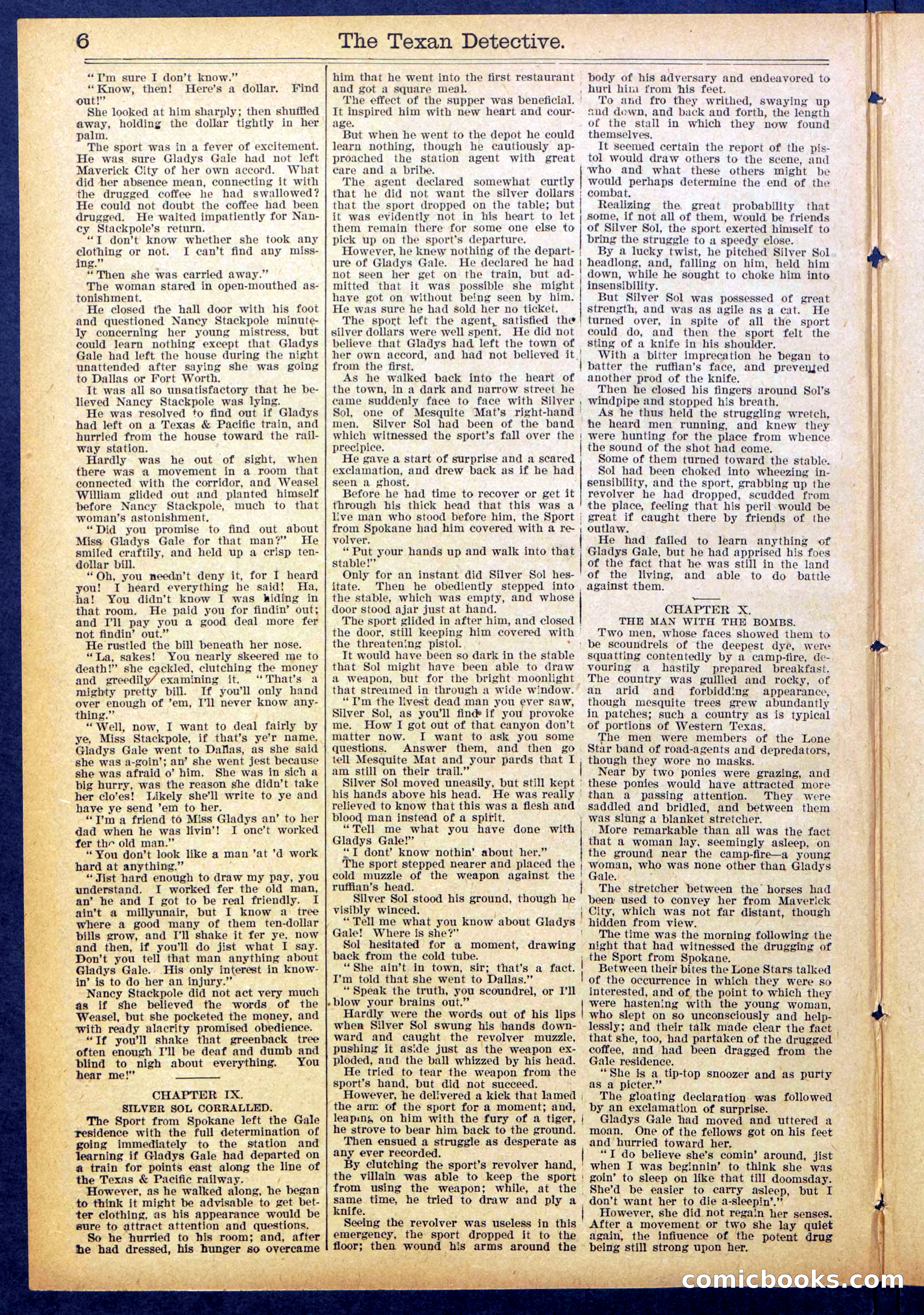 Beadle's New York Dime Library No. 887 — page 6 of 32