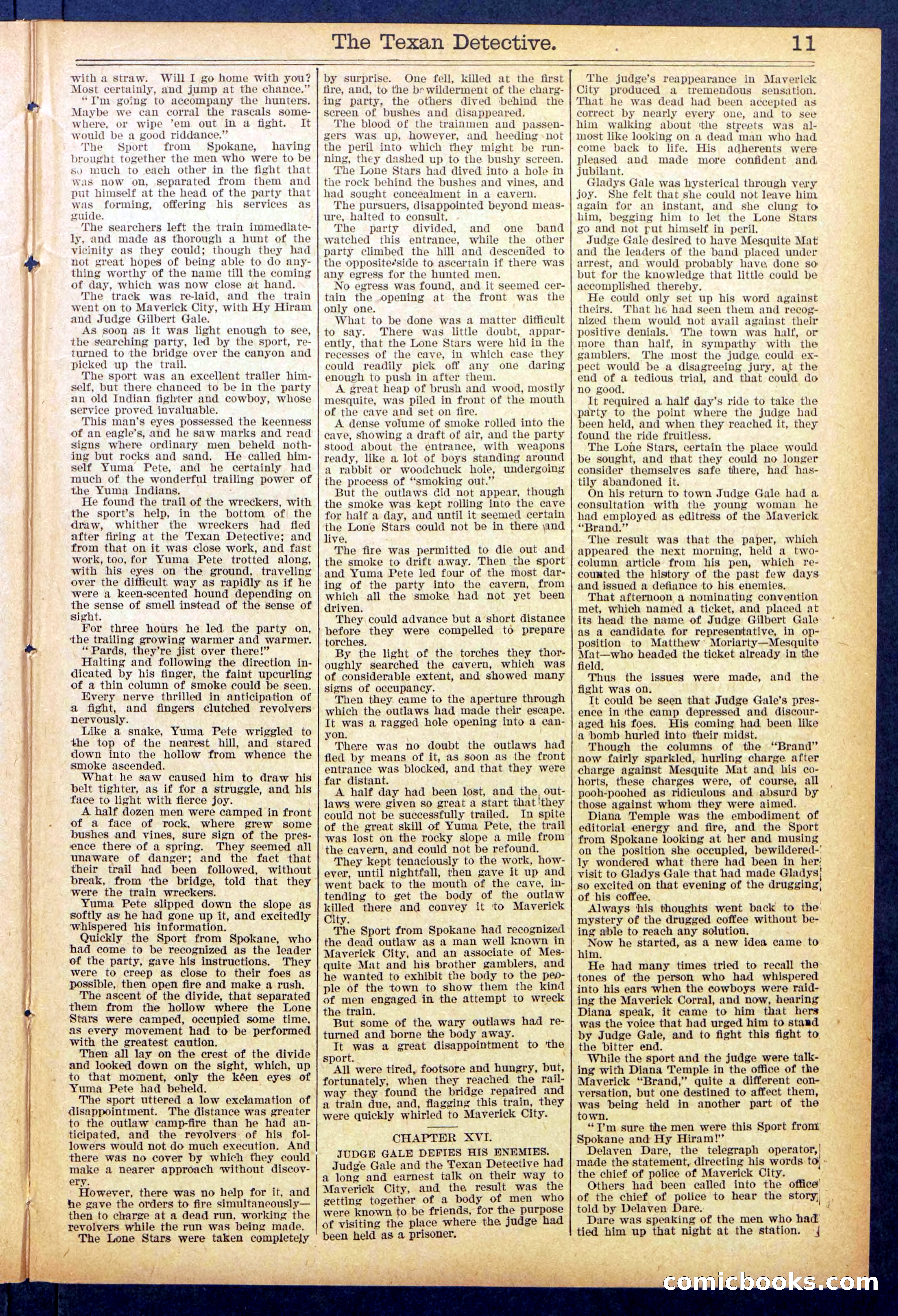 Beadle's New York Dime Library No. 887 — page 11 of 32