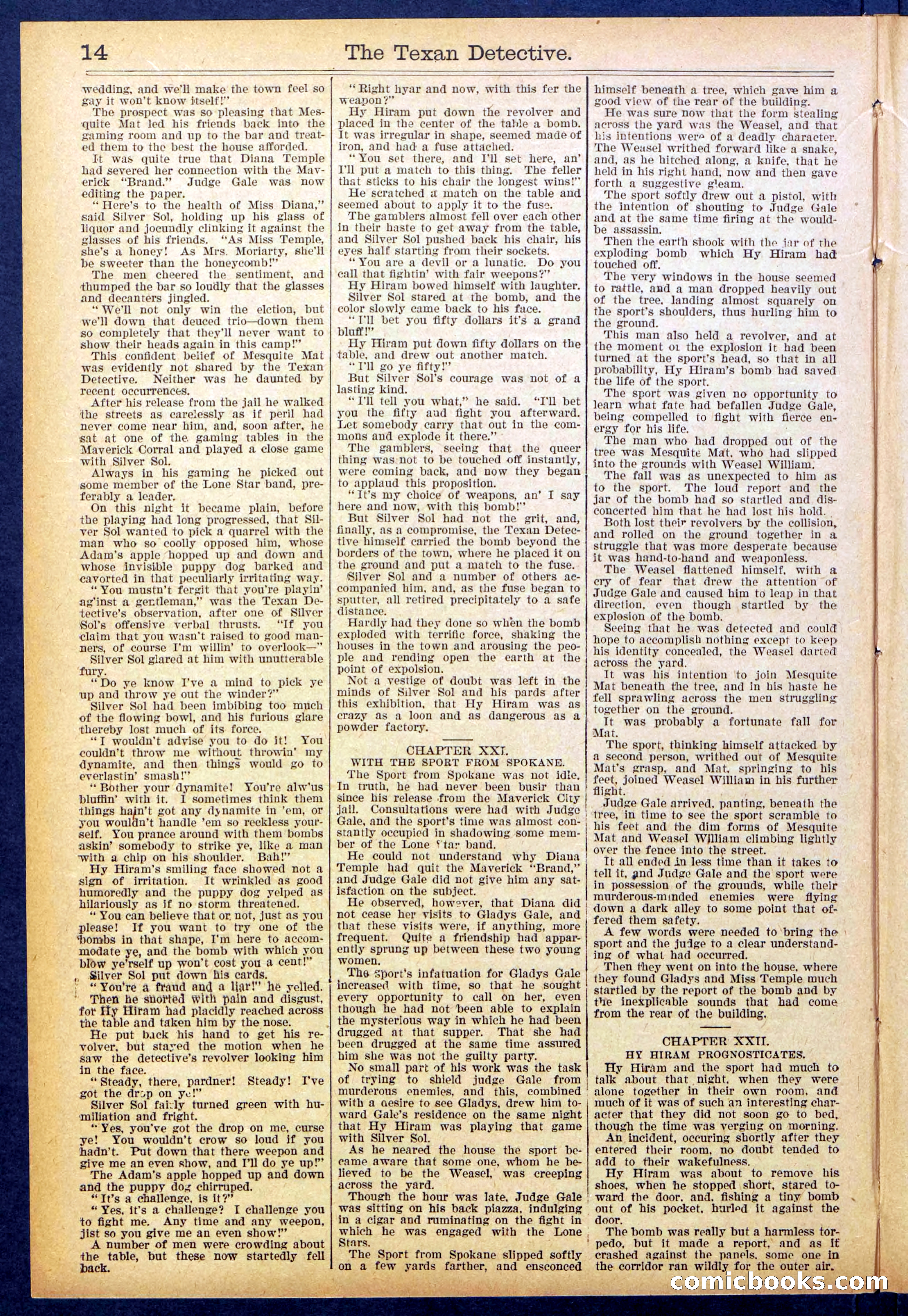 Beadle's New York Dime Library No. 887 — page 14 of 32