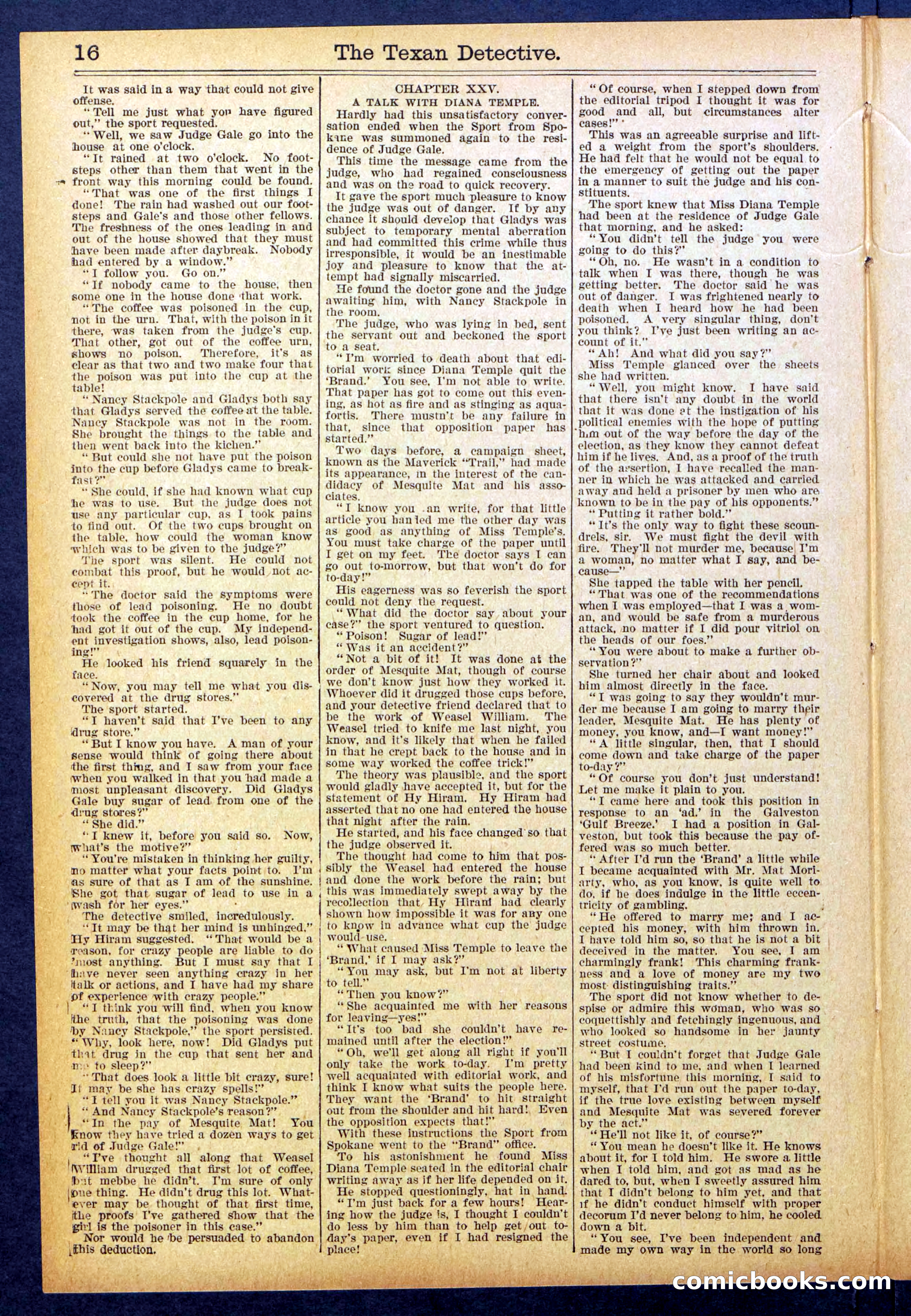 Beadle's New York Dime Library No. 887 — page 16 of 32