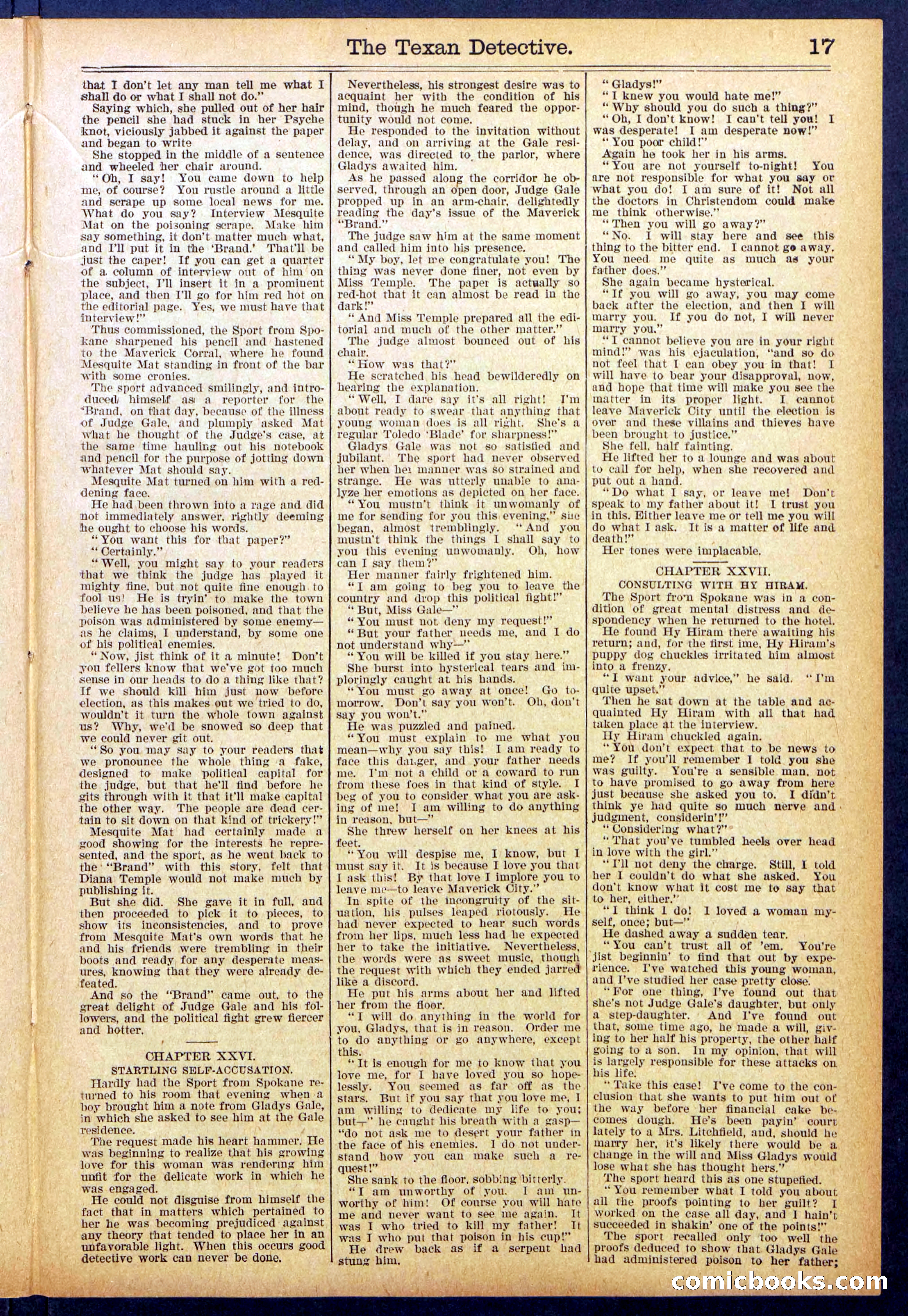 Beadle's New York Dime Library No. 887 — page 17 of 32