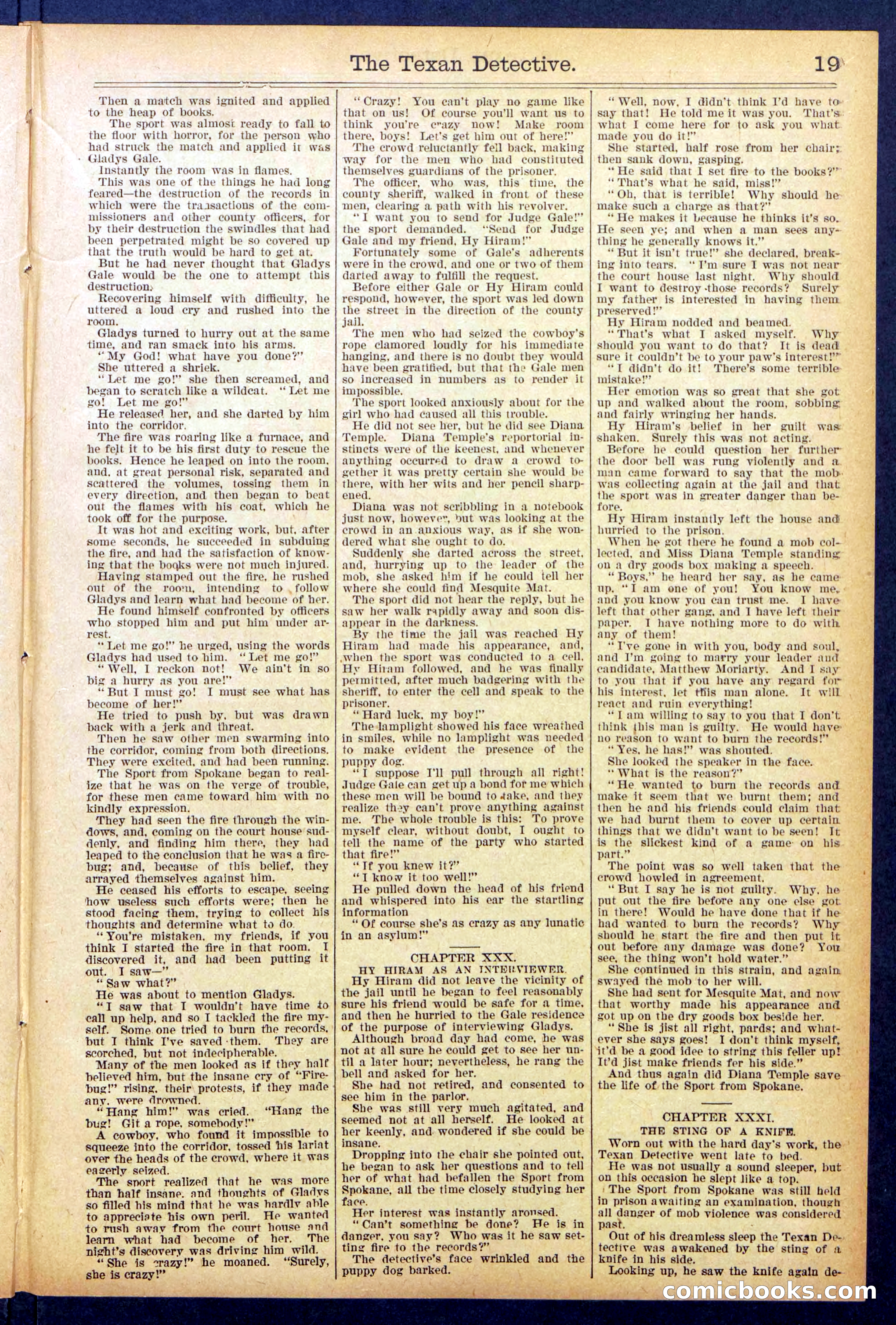 Beadle's New York Dime Library No. 887 — page 19 of 32