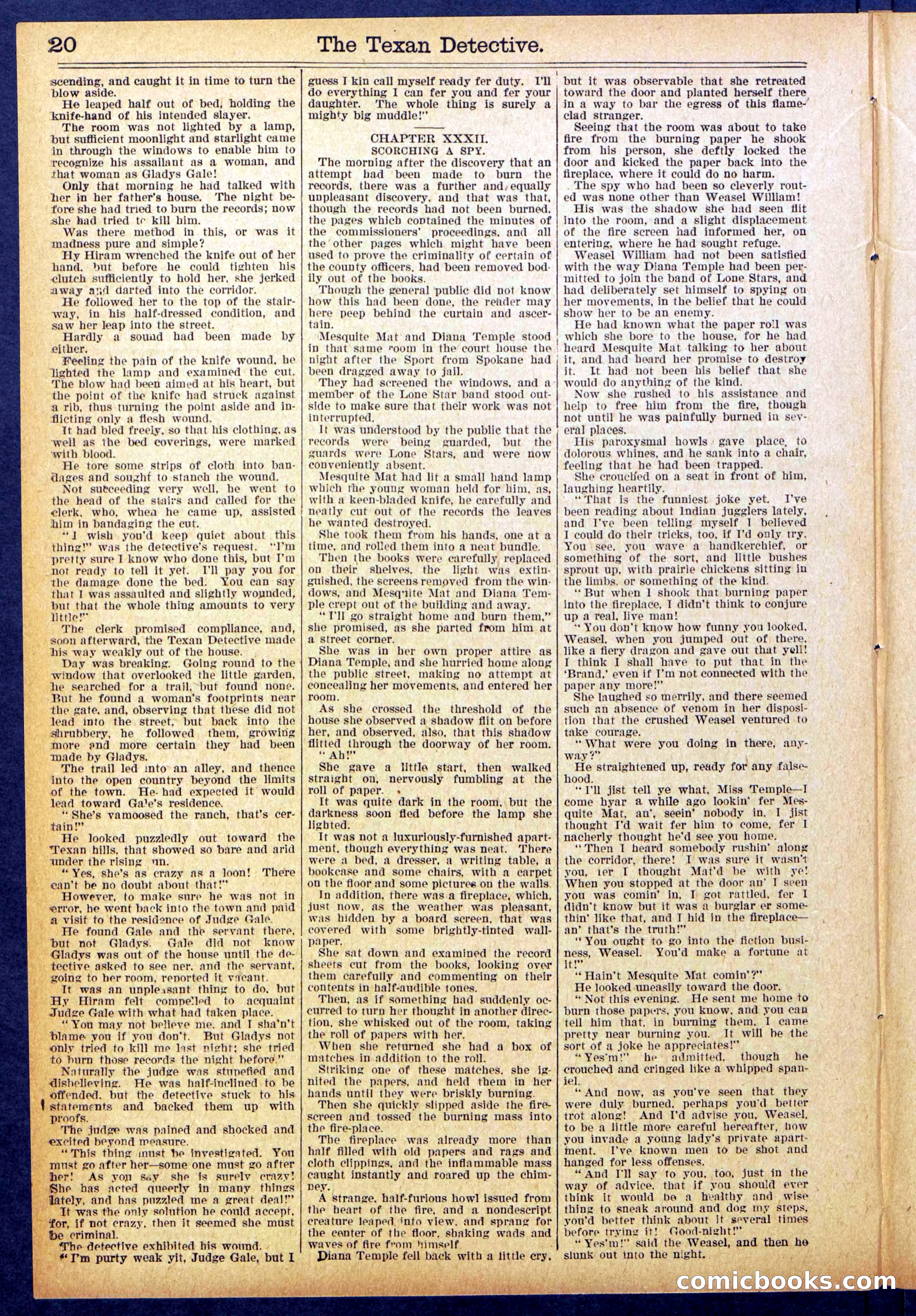Beadle's New York Dime Library No. 887 — page 20 of 32