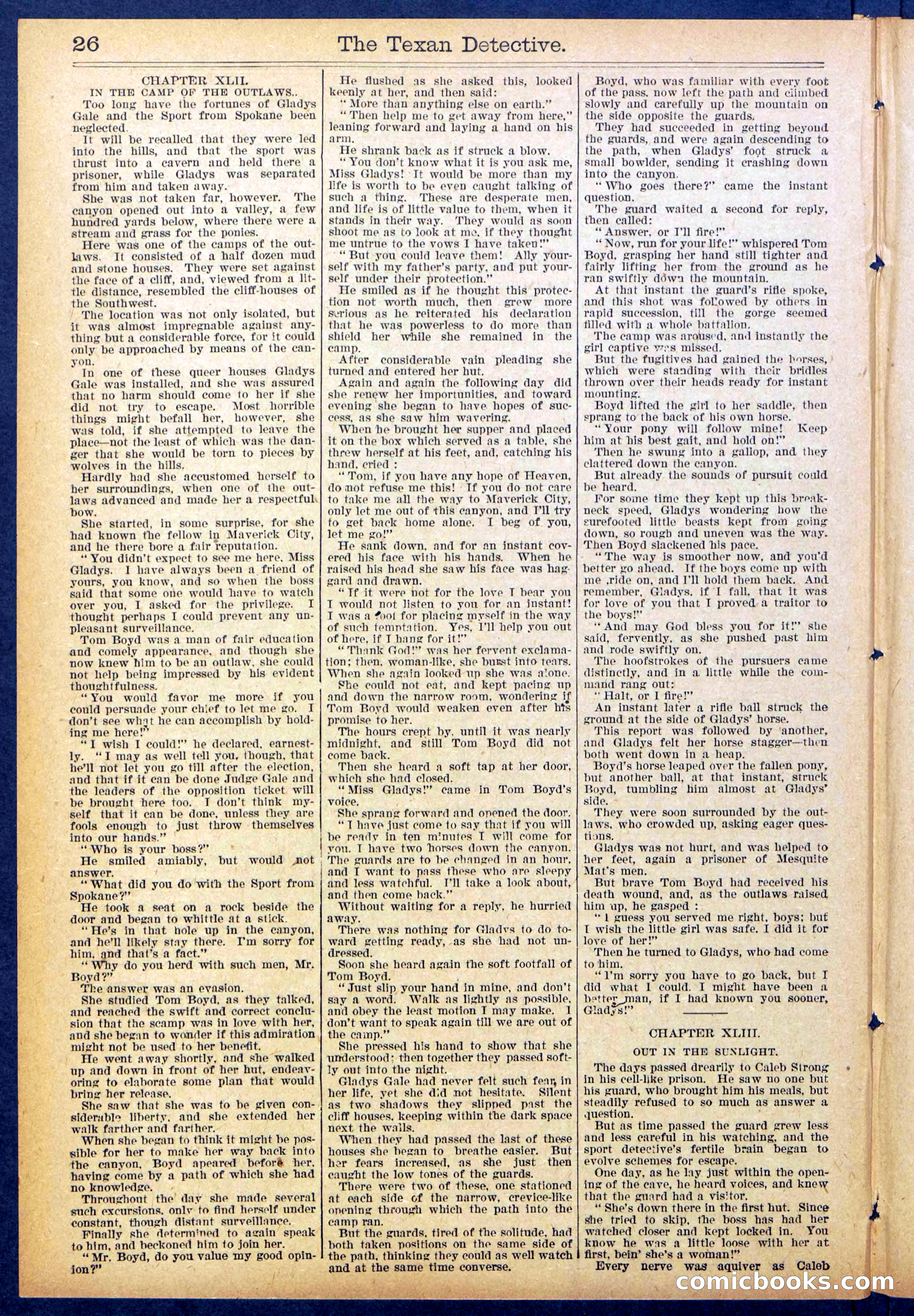 Beadle's New York Dime Library No. 887 — page 26 of 32