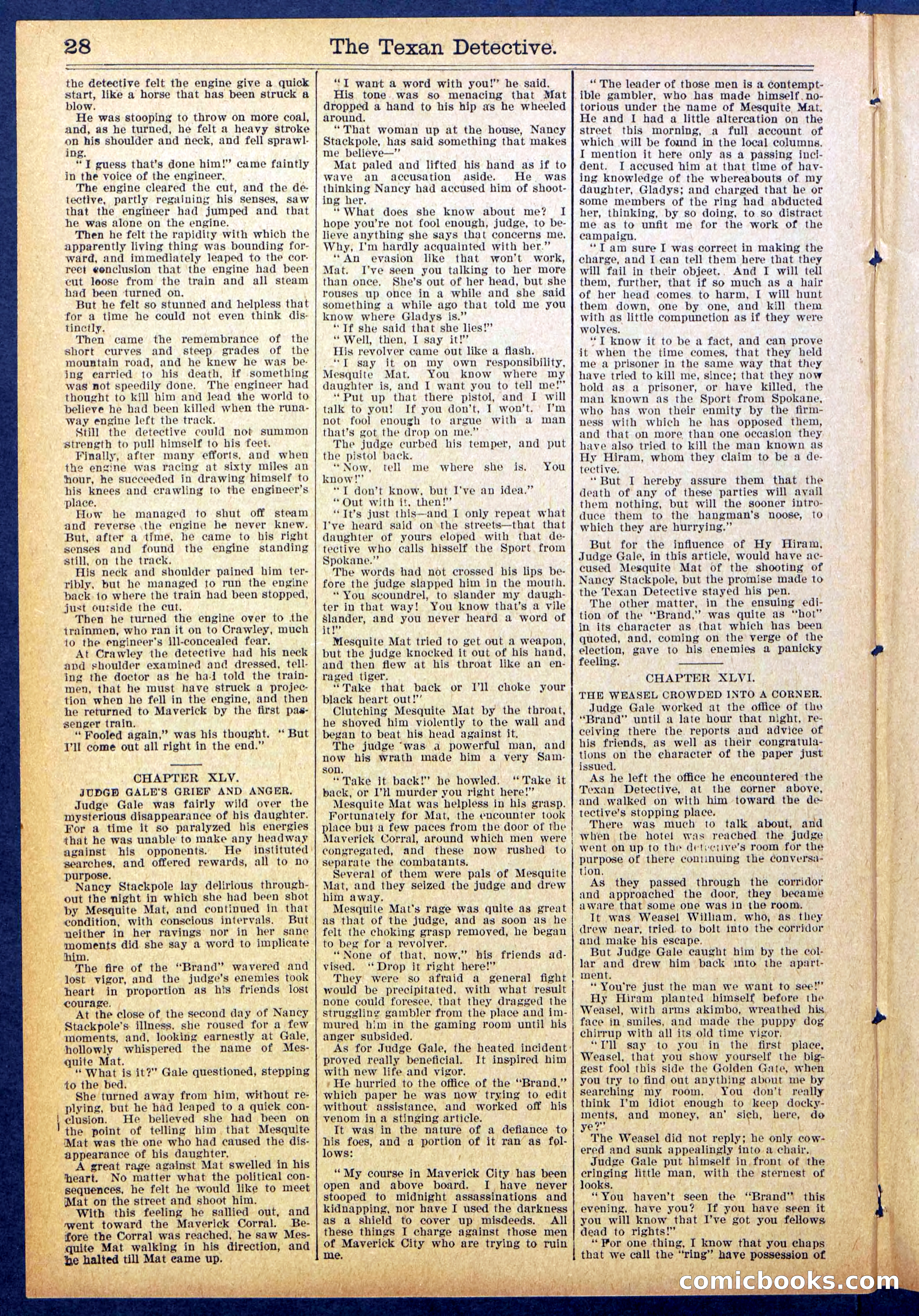 Beadle's New York Dime Library No. 887 — page 28 of 32