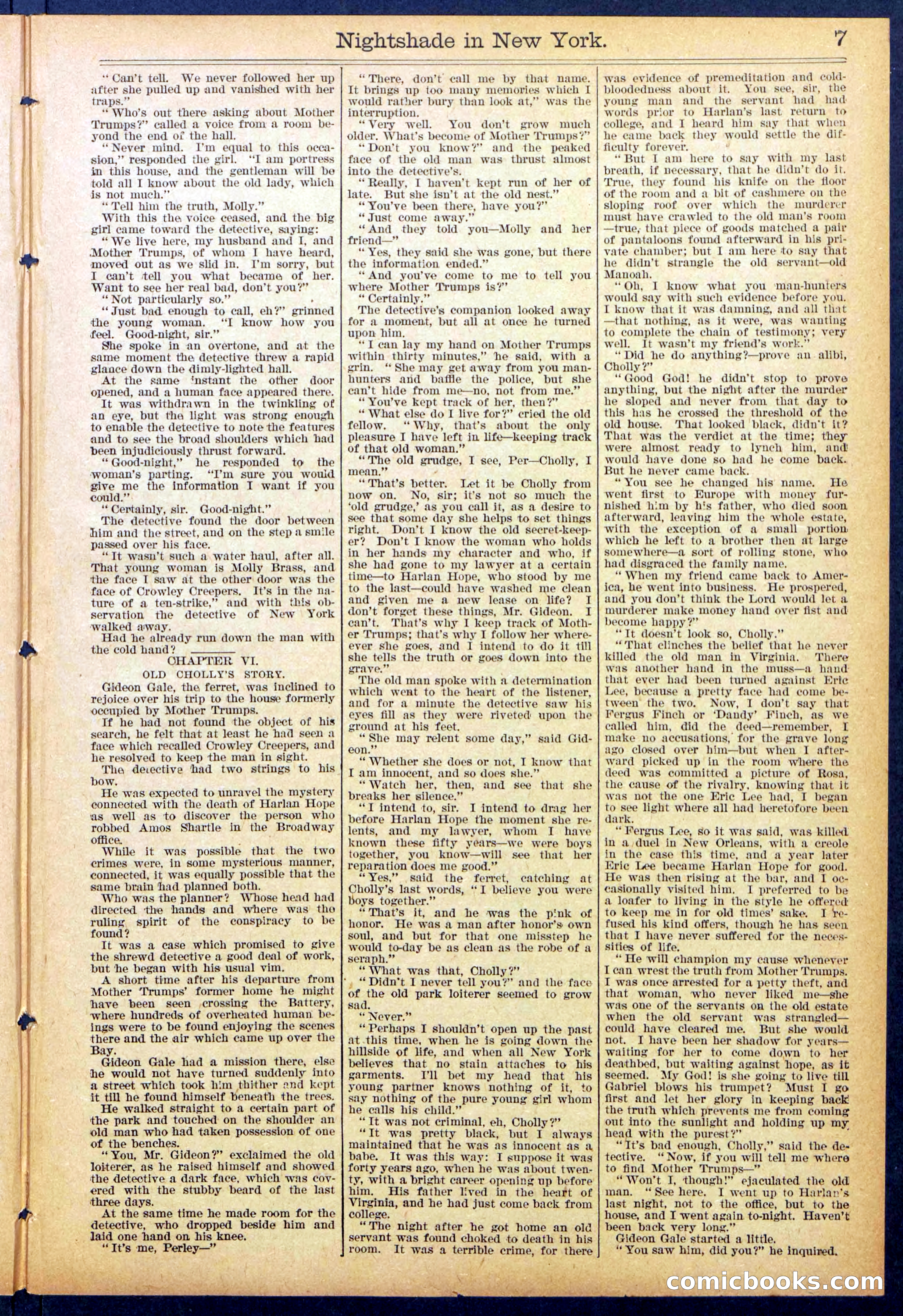 Beadle's New York Dime Library No. 888 — page 7 of 32