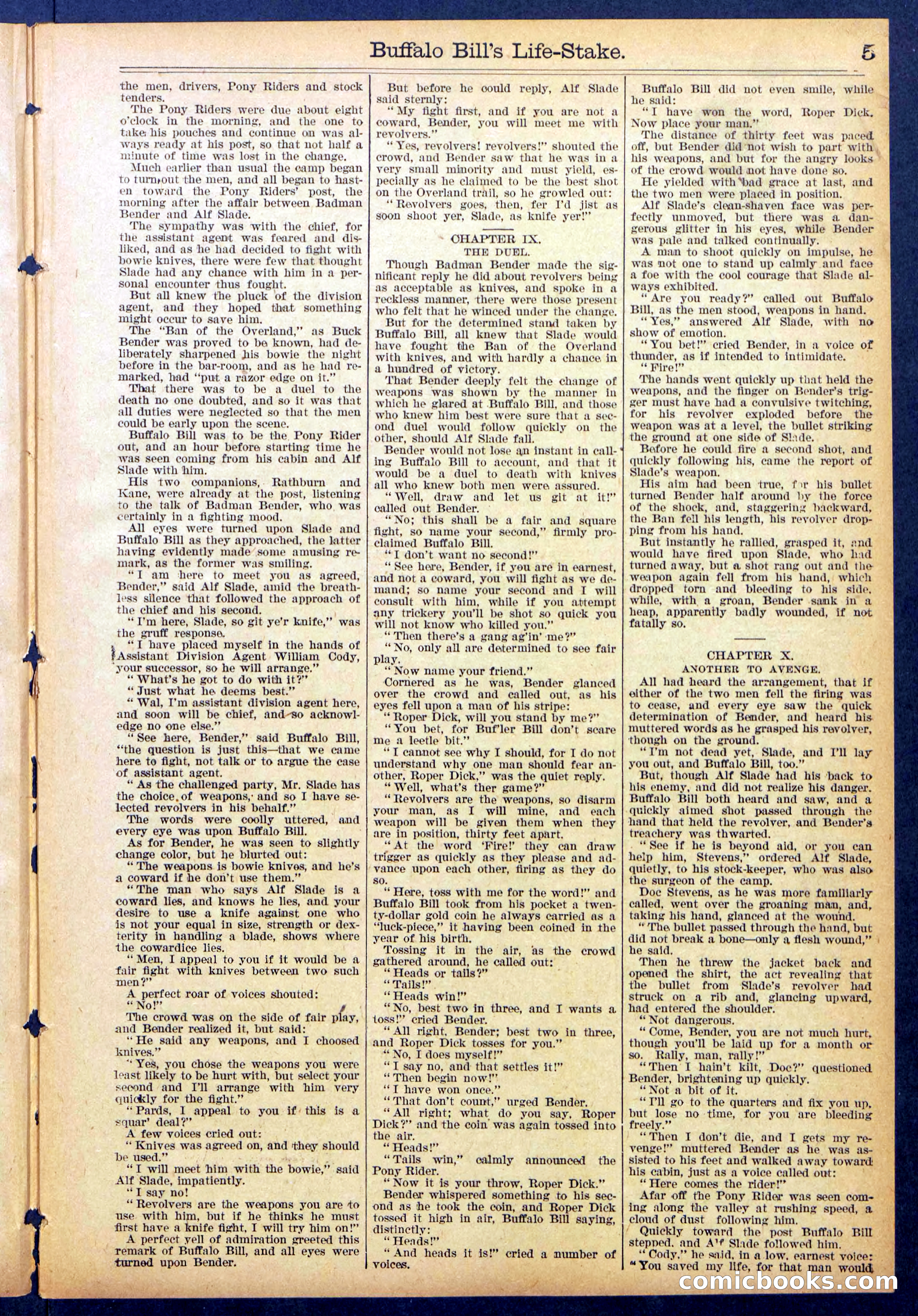 Beadle's New York Dime Library No. 890 — page 5 of 32