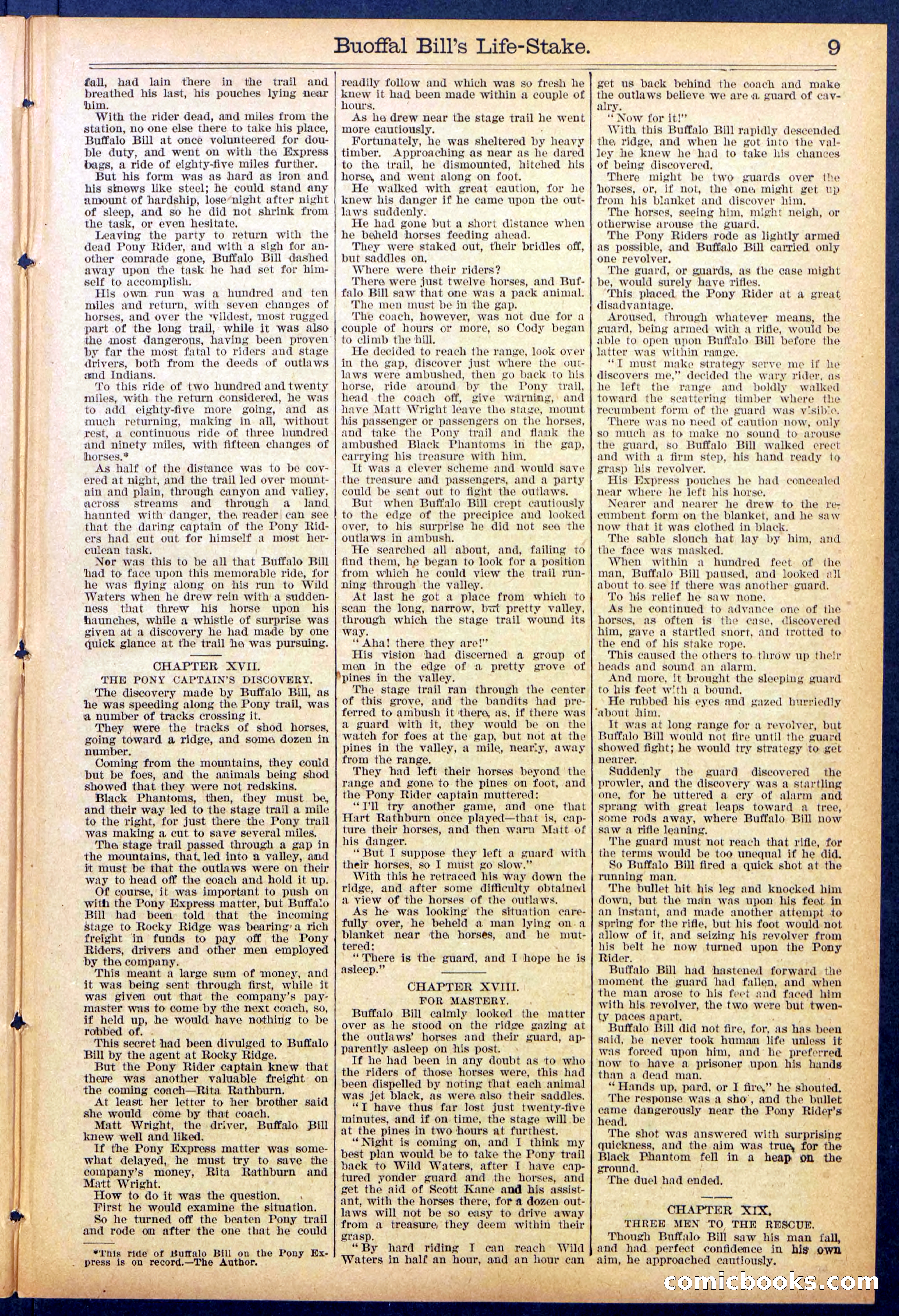 Beadle's New York Dime Library No. 890 — page 9 of 32