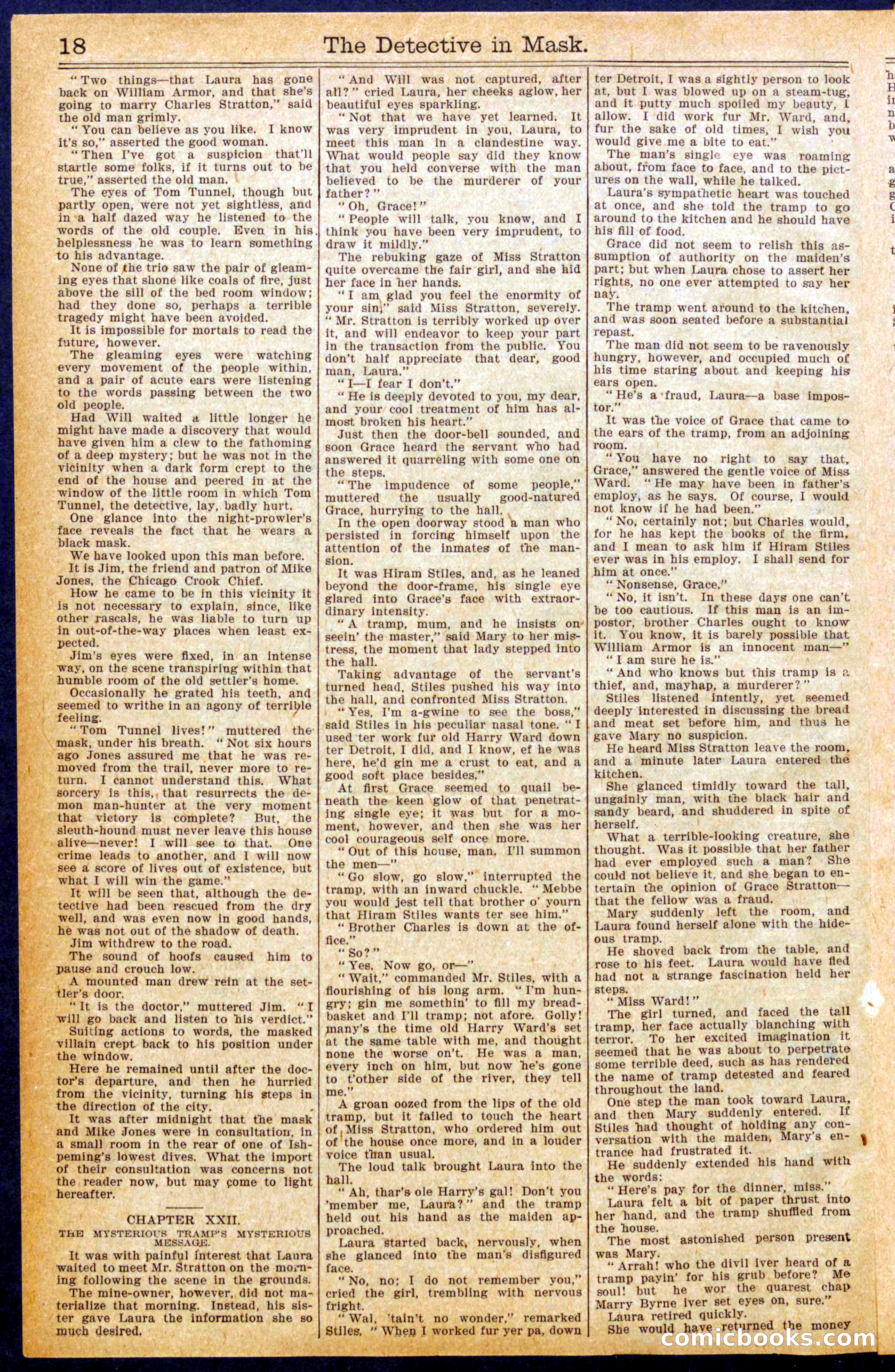 Beadle's New York Dime Library No. 924 — page 18 of 32