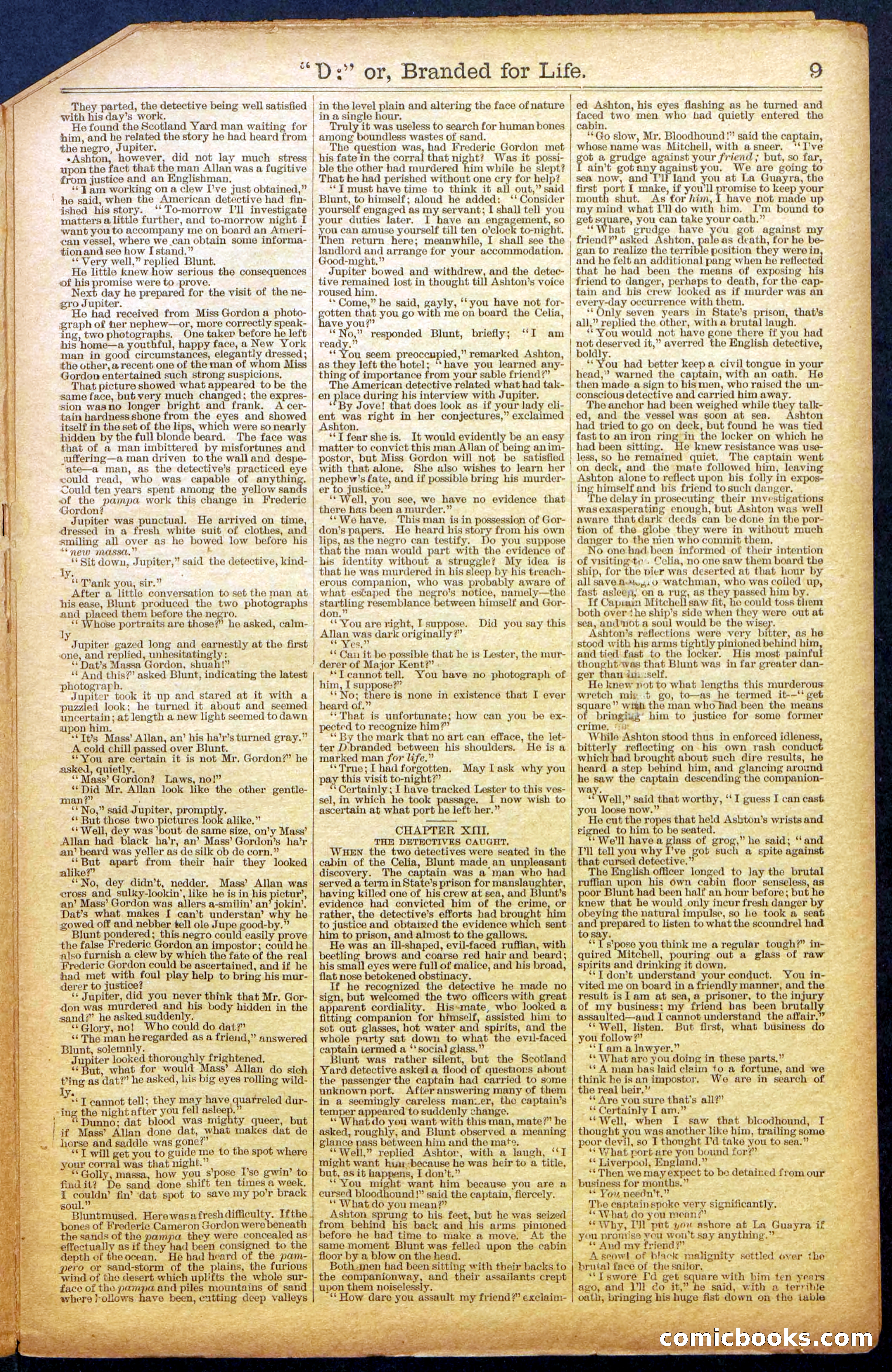 Beadle's New York Dime Library No. 971 — page 9 of 24