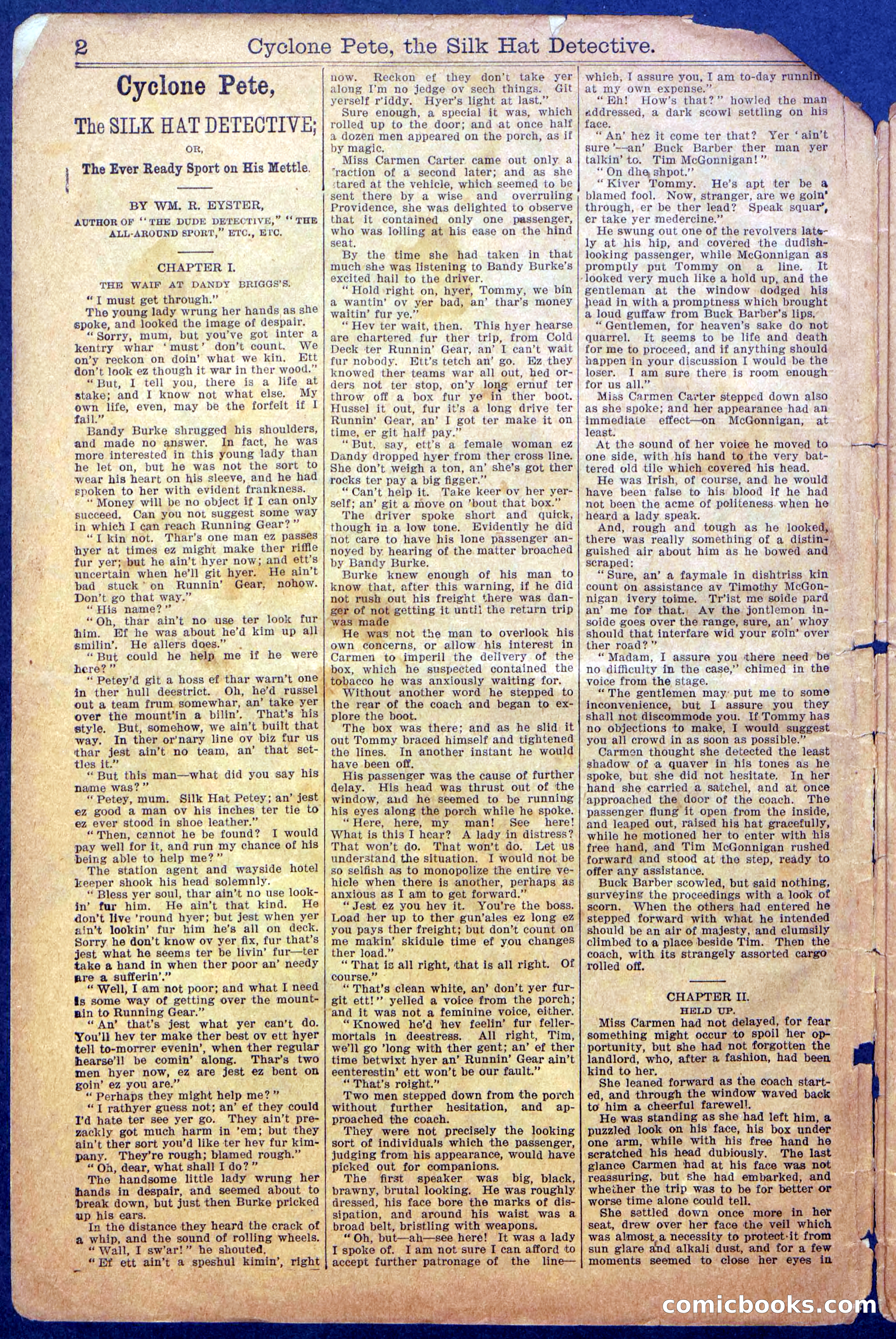 Beadle's New York Dime Library No. 977 — page 4 of 36