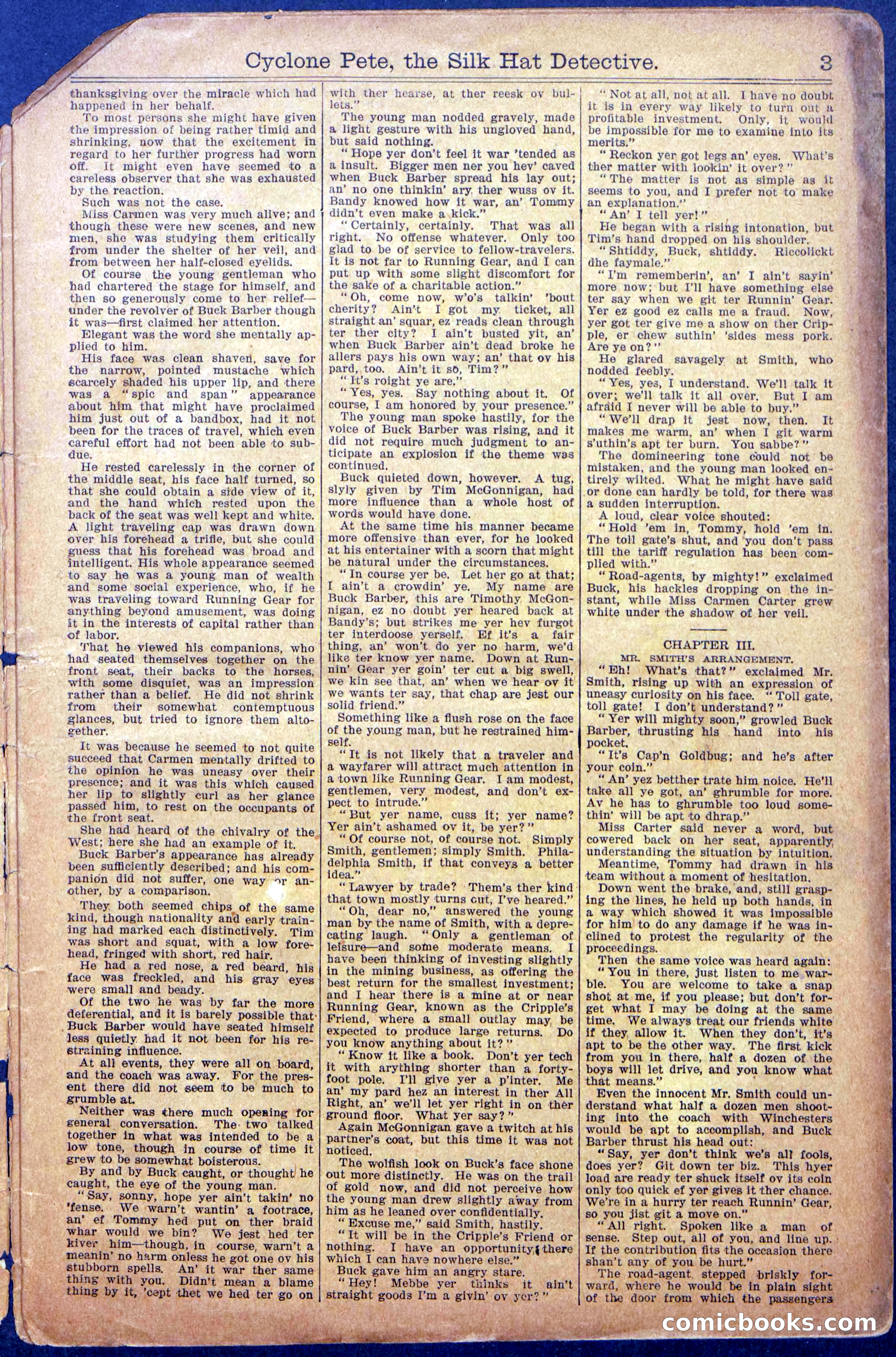 Beadle's New York Dime Library No. 977 — page 5 of 36