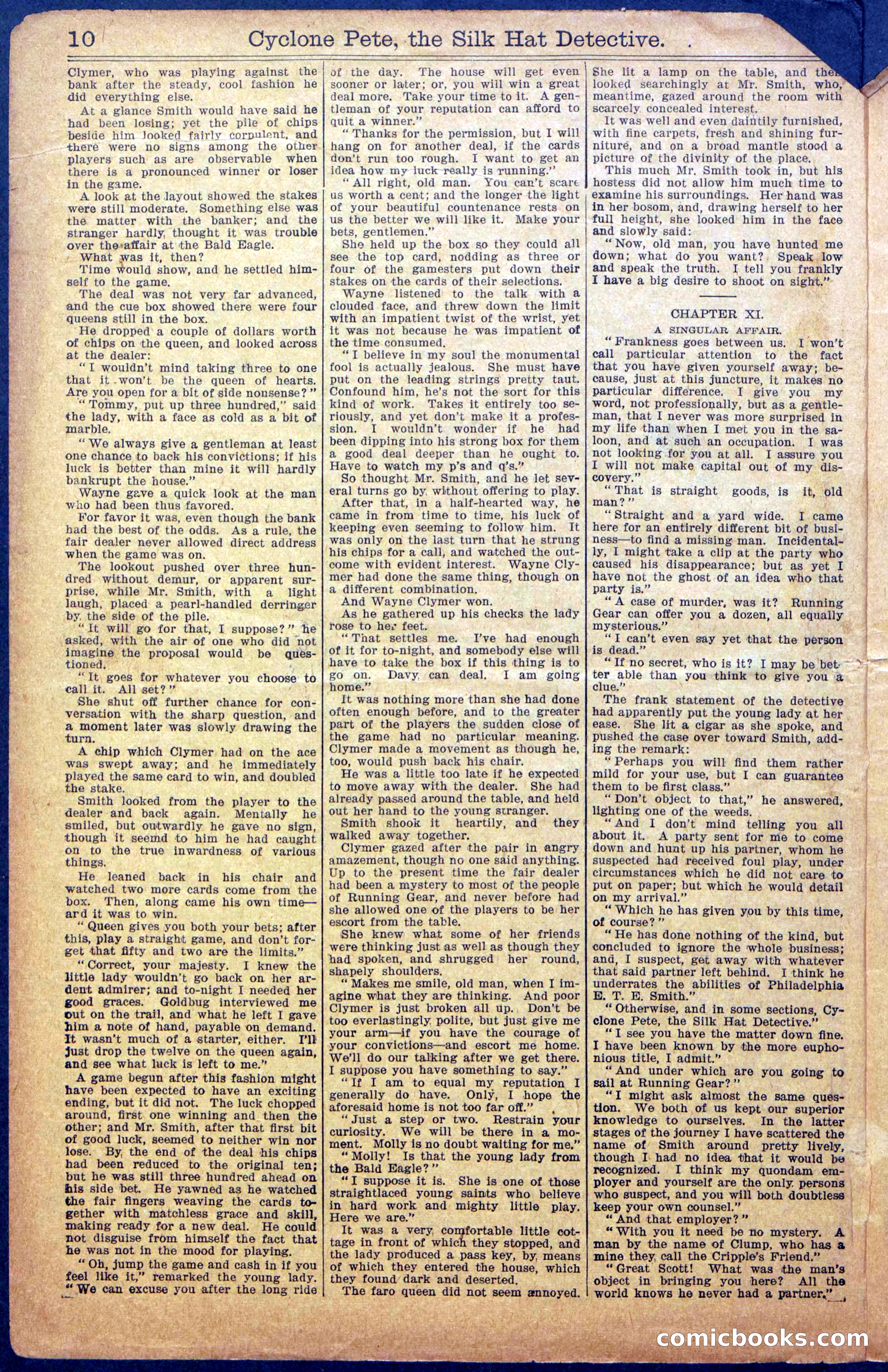 Beadle's New York Dime Library No. 977 — page 12 of 36