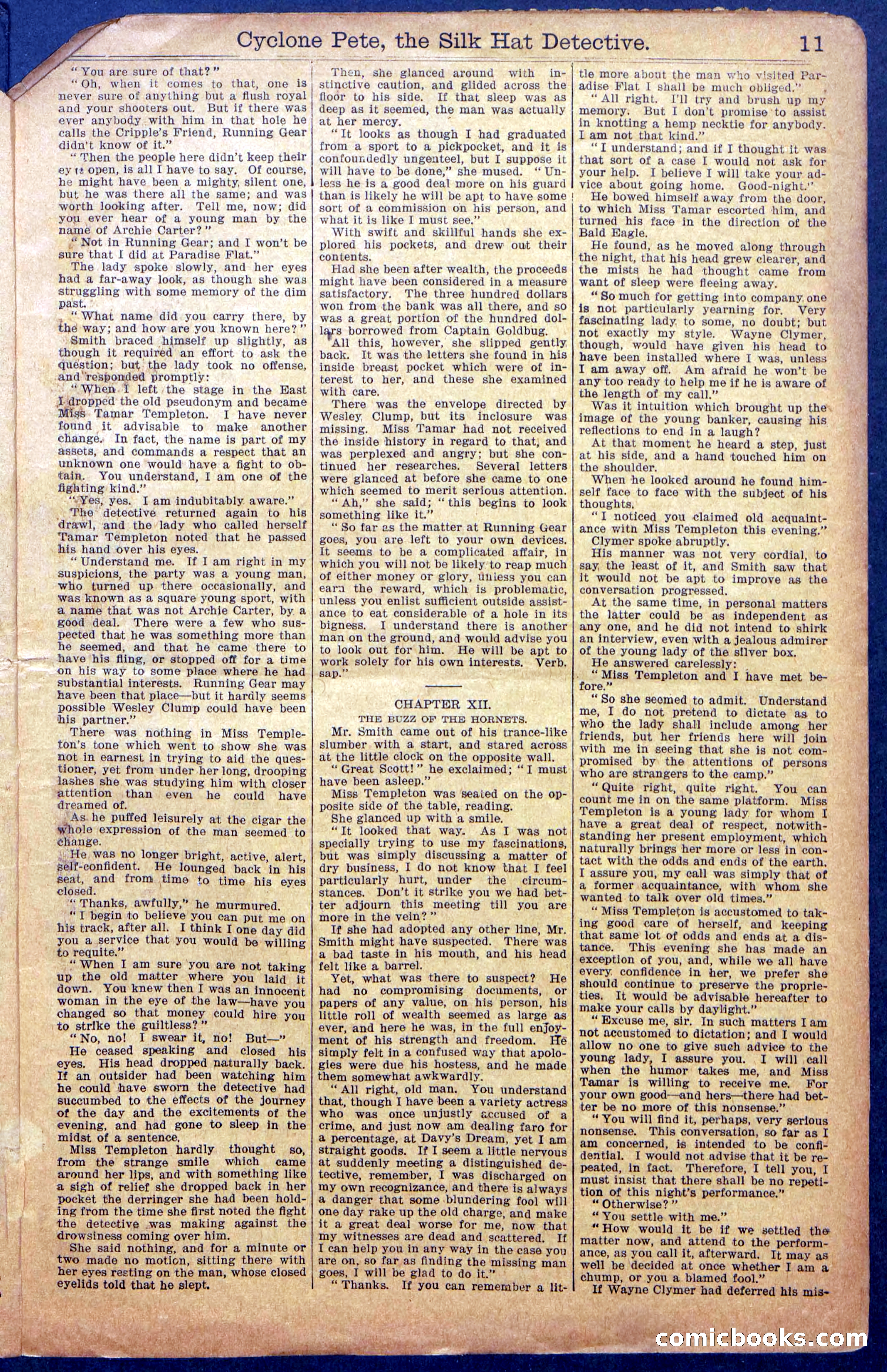 Beadle's New York Dime Library No. 977 — page 13 of 36