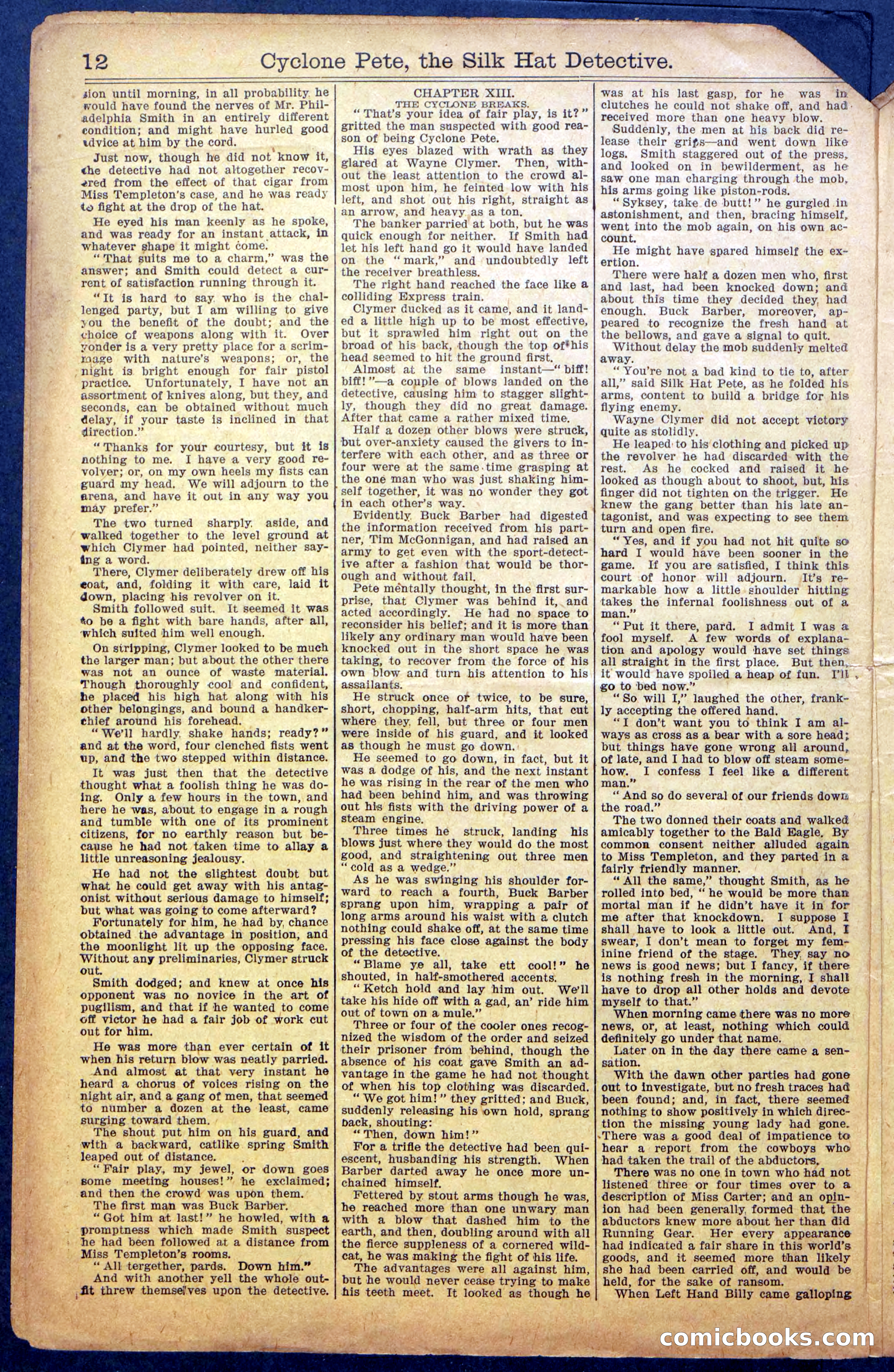 Beadle's New York Dime Library No. 977 — page 14 of 36