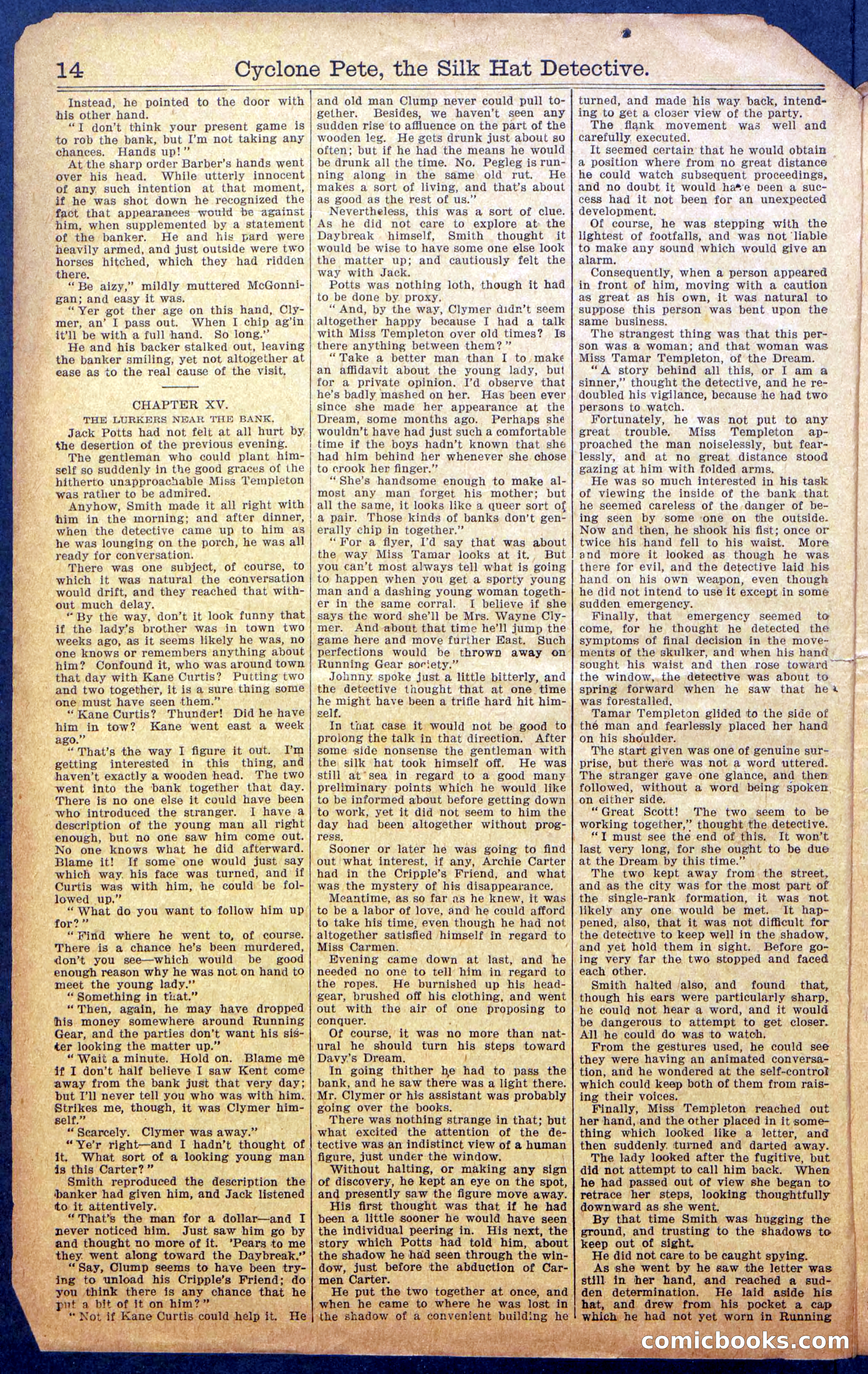 Beadle's New York Dime Library No. 977 — page 16 of 36