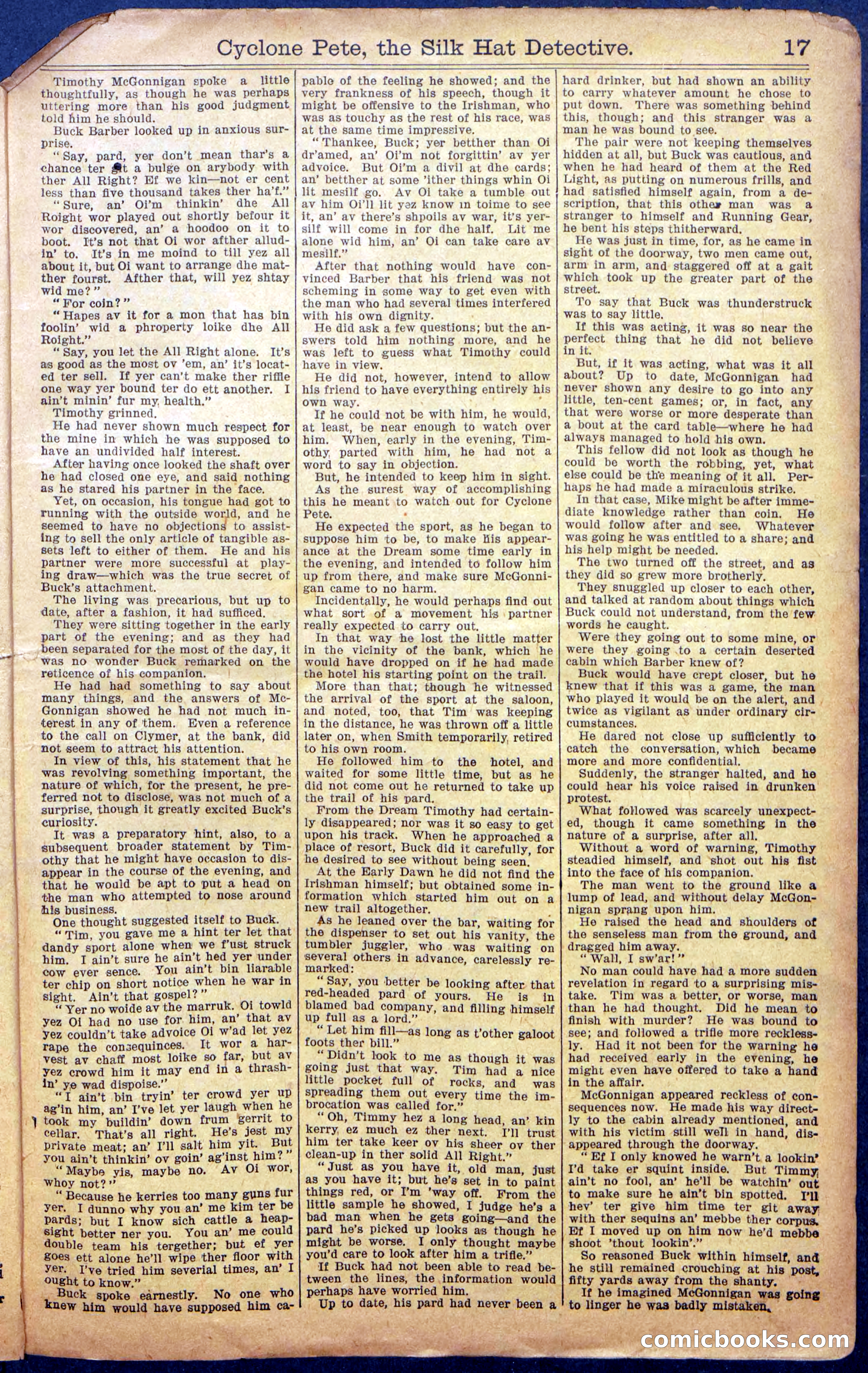 Beadle's New York Dime Library No. 977 — page 19 of 36