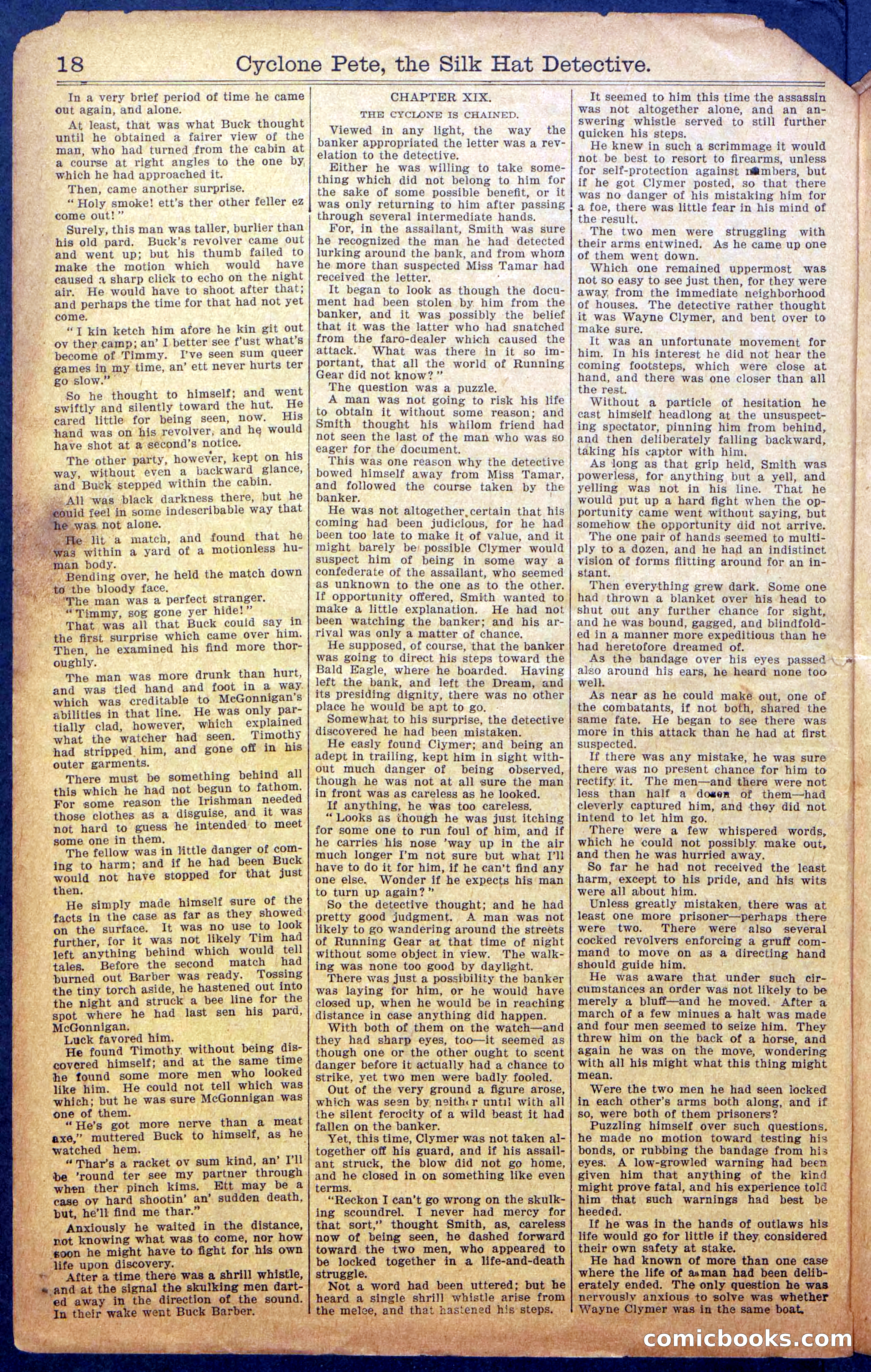 Beadle's New York Dime Library No. 977 — page 20 of 36