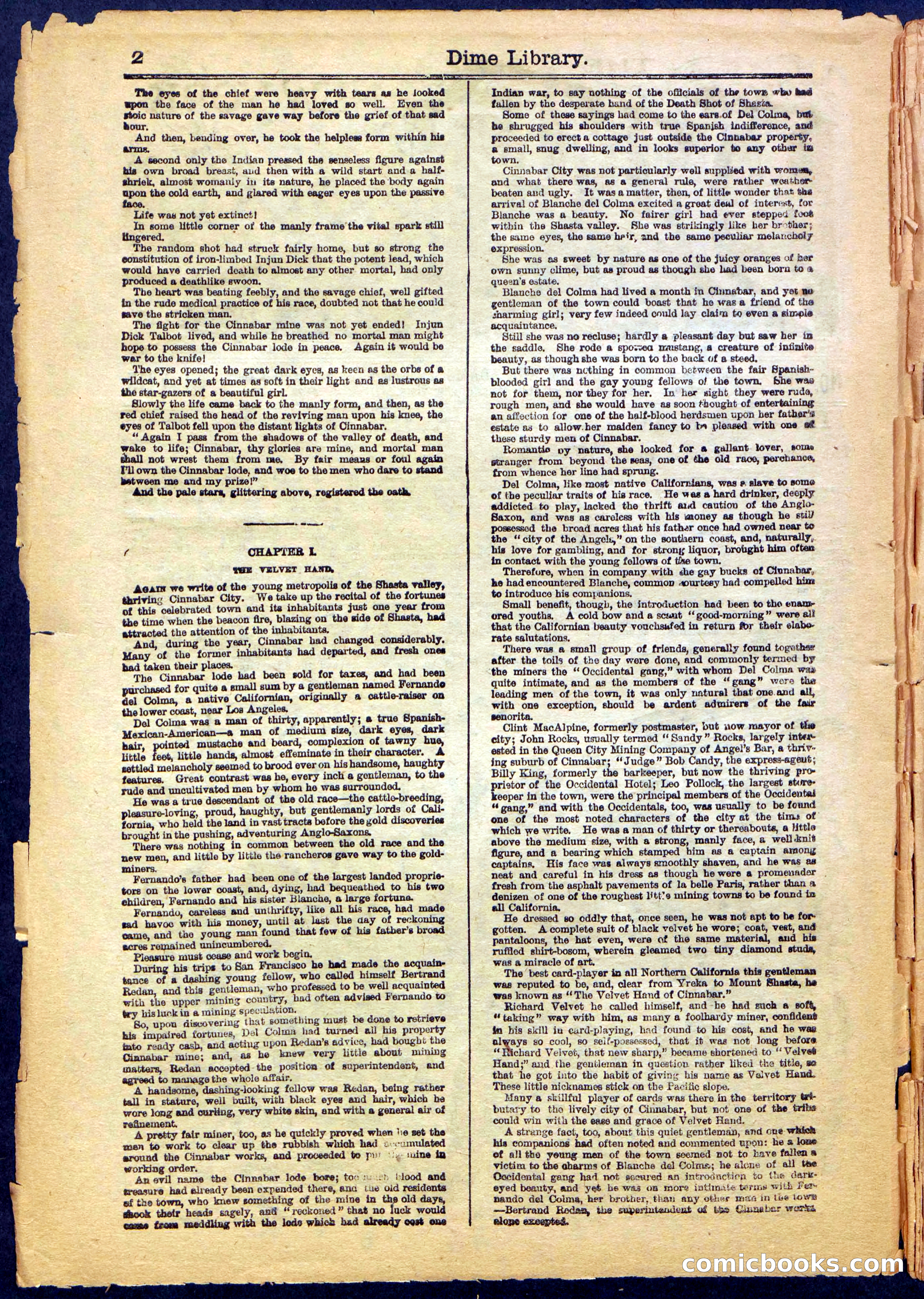 Beadle's New York Dime Library, No. 999 — page 2 of 32