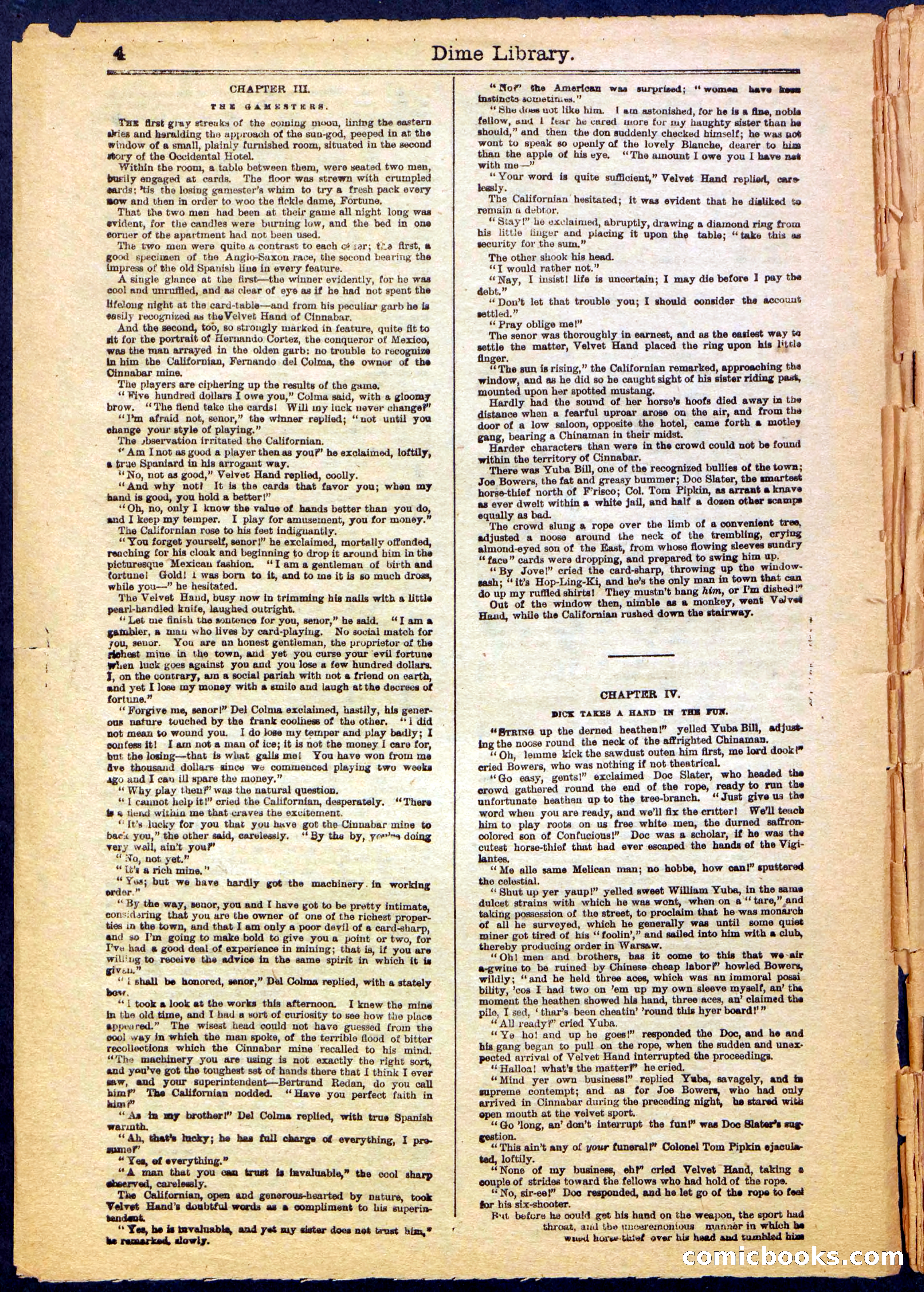 Beadle's New York Dime Library, No. 999 — page 4 of 32