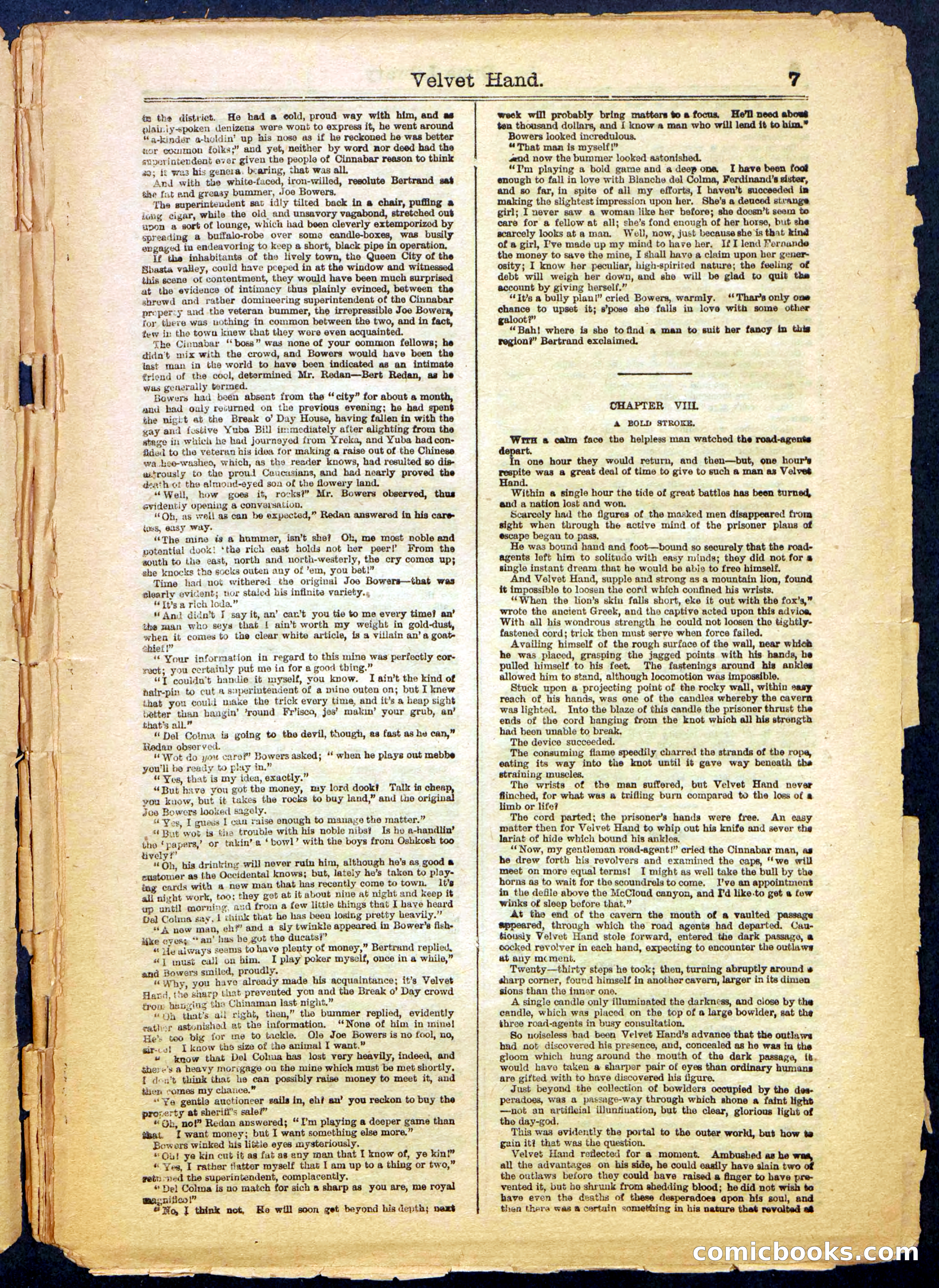 Beadle's New York Dime Library, No. 999 — page 7 of 32