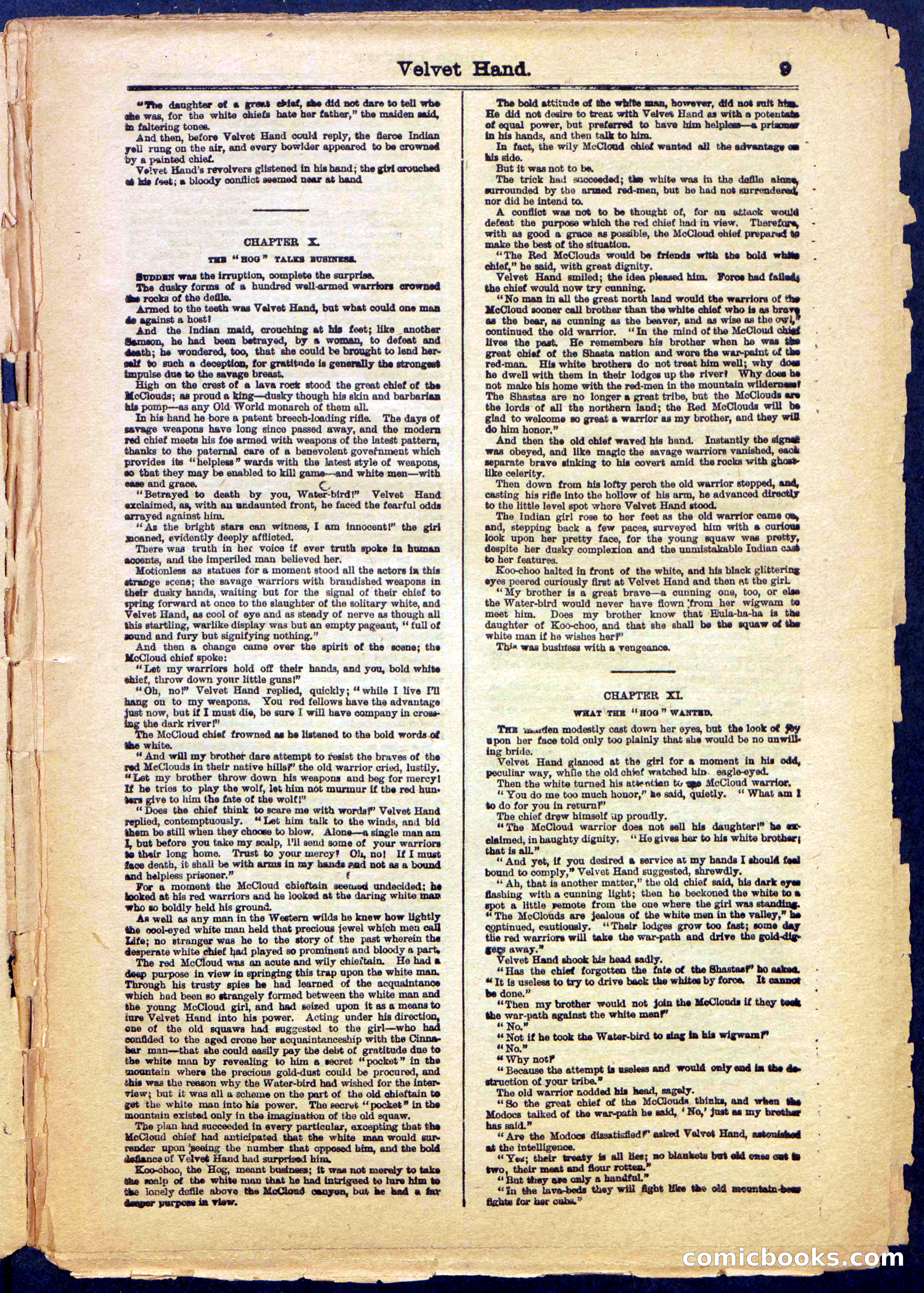Beadle's New York Dime Library, No. 999 — page 9 of 32