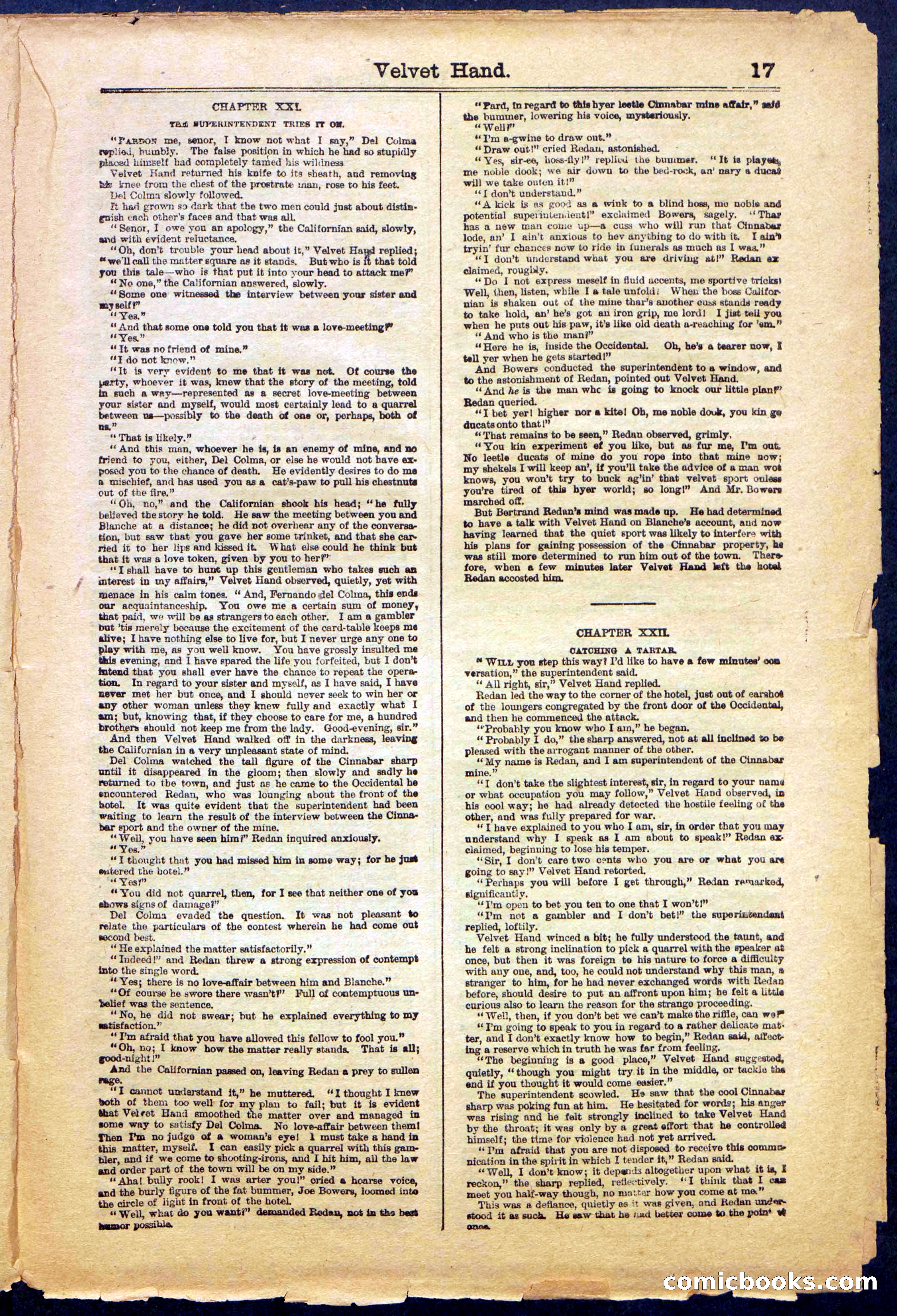 Beadle's New York Dime Library, No. 999 — page 17 of 32
