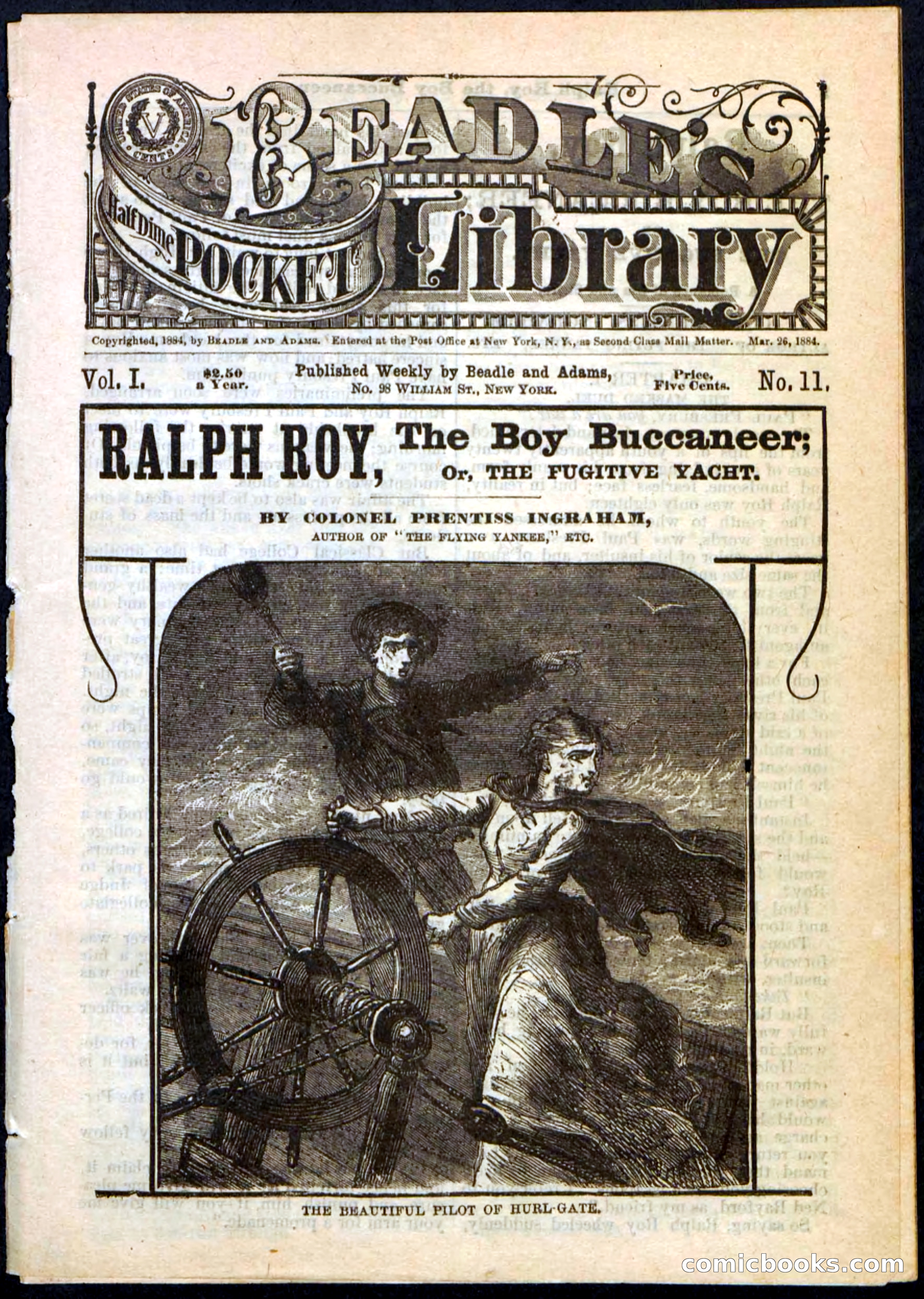 Beadle's Pocket Library No. 11 — page 1 of 32