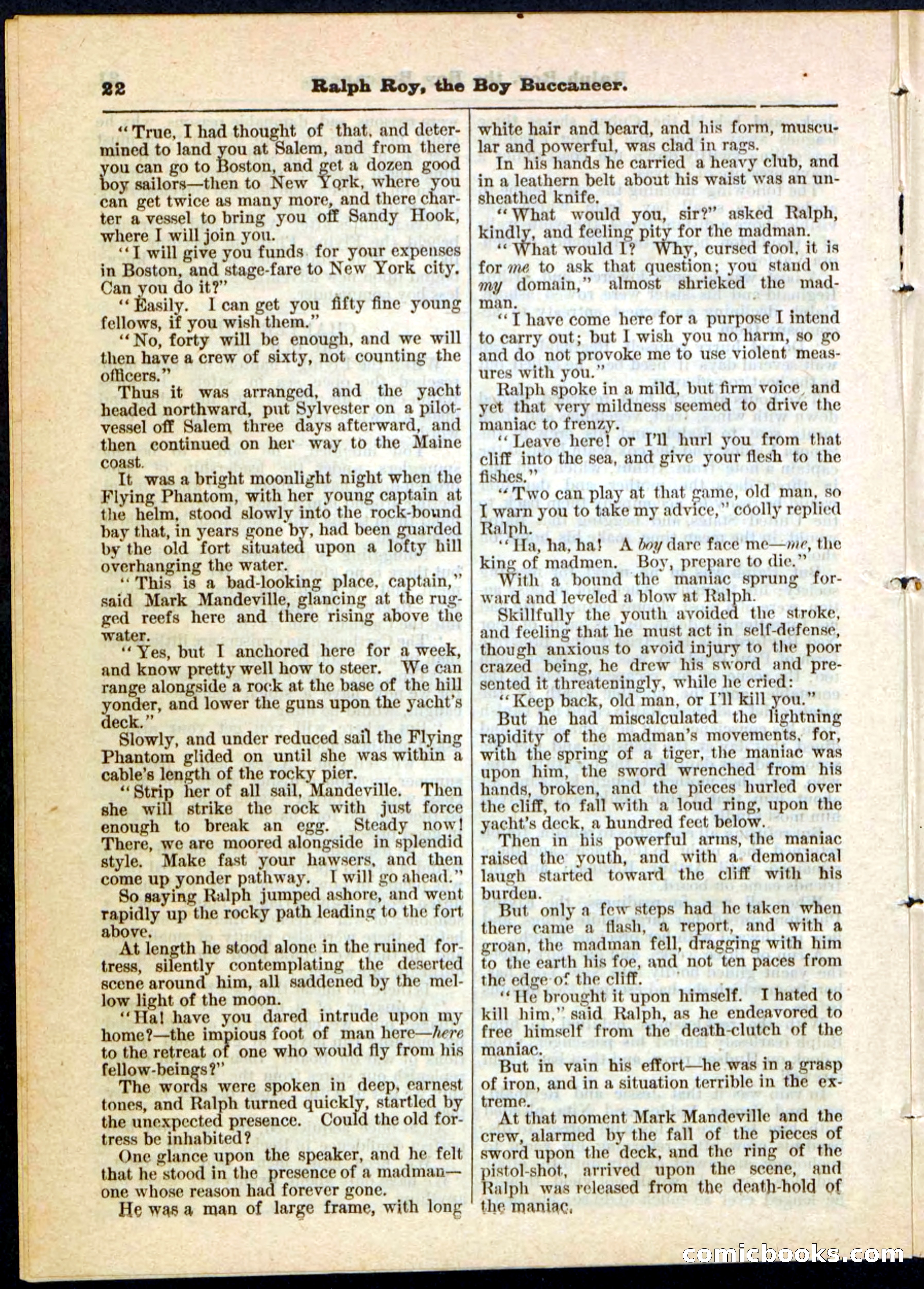 Beadle's Pocket Library No. 11 — page 22 of 32
