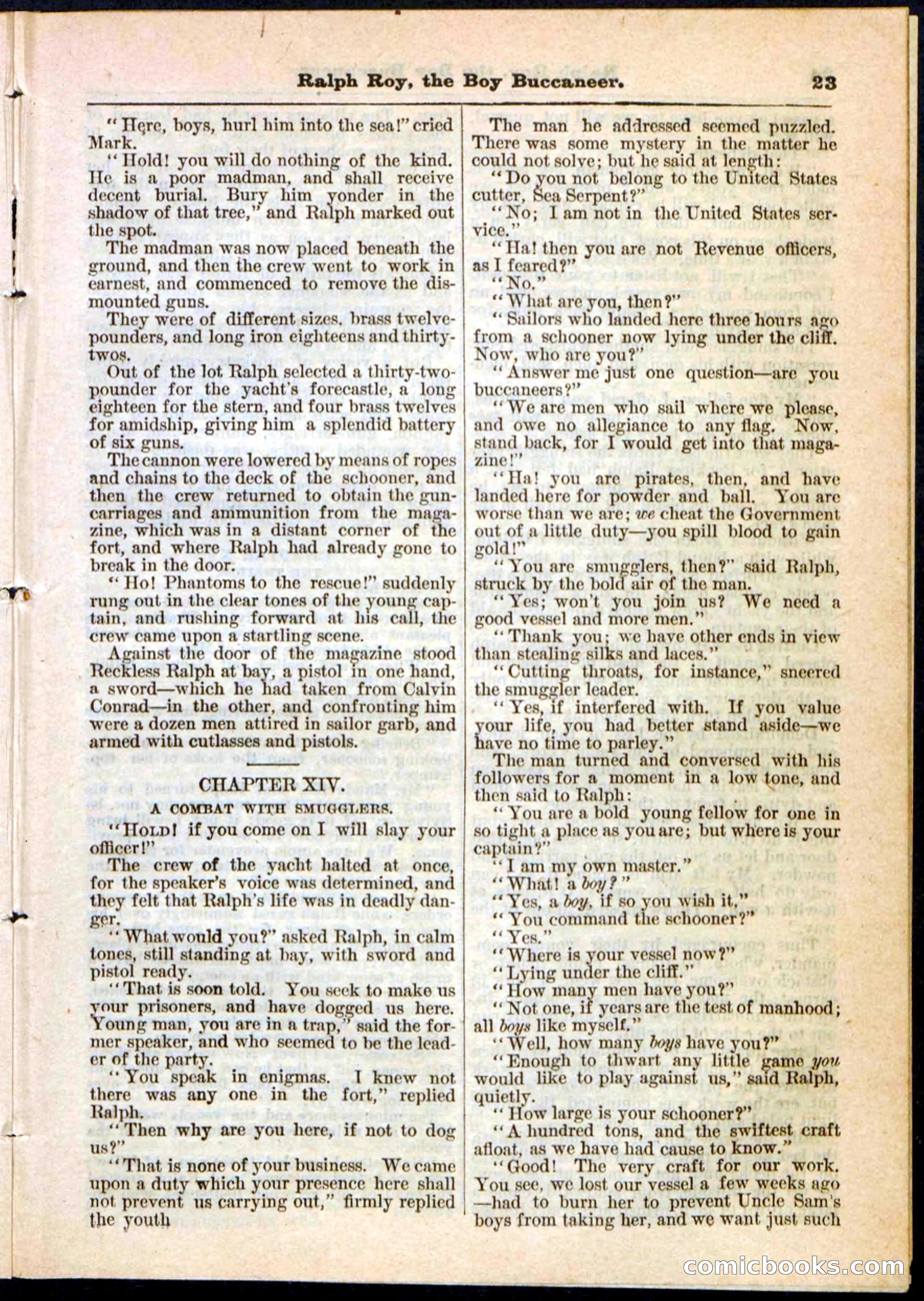 Beadle's Pocket Library No. 11 — page 23 of 32