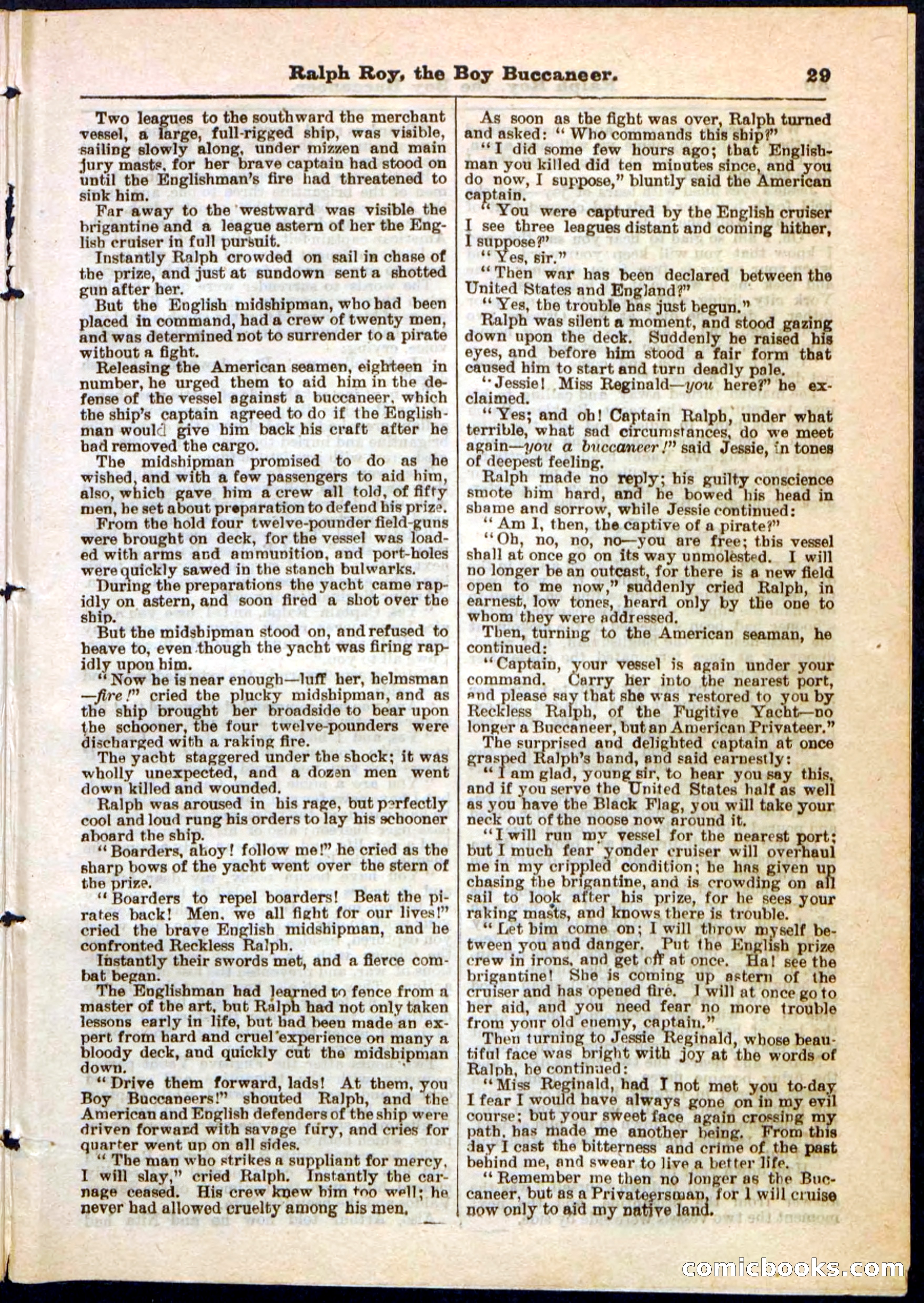 Beadle's Pocket Library No. 11 — page 29 of 32