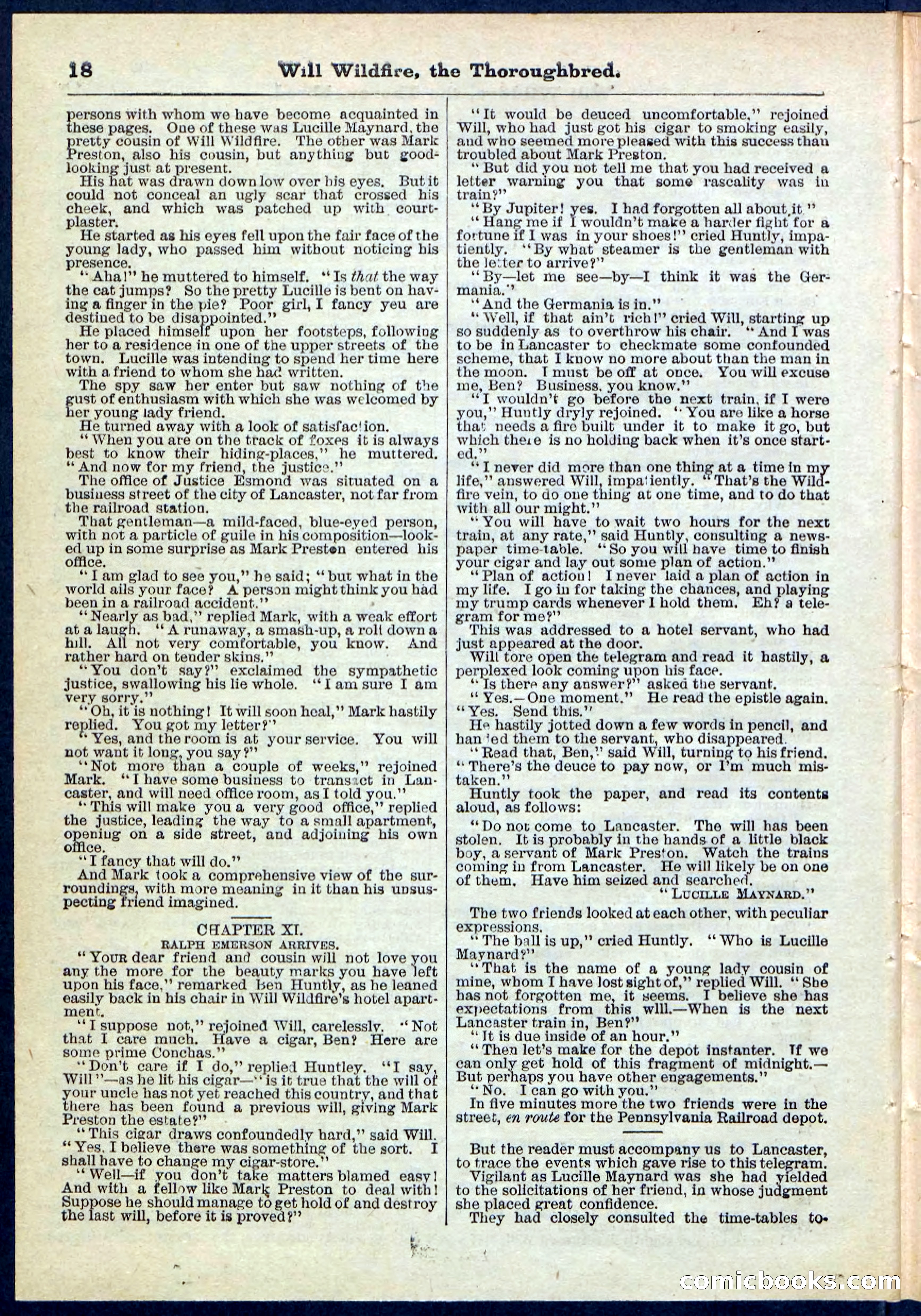 Beadle's Pocket Library No. 118 — page 18 of 32