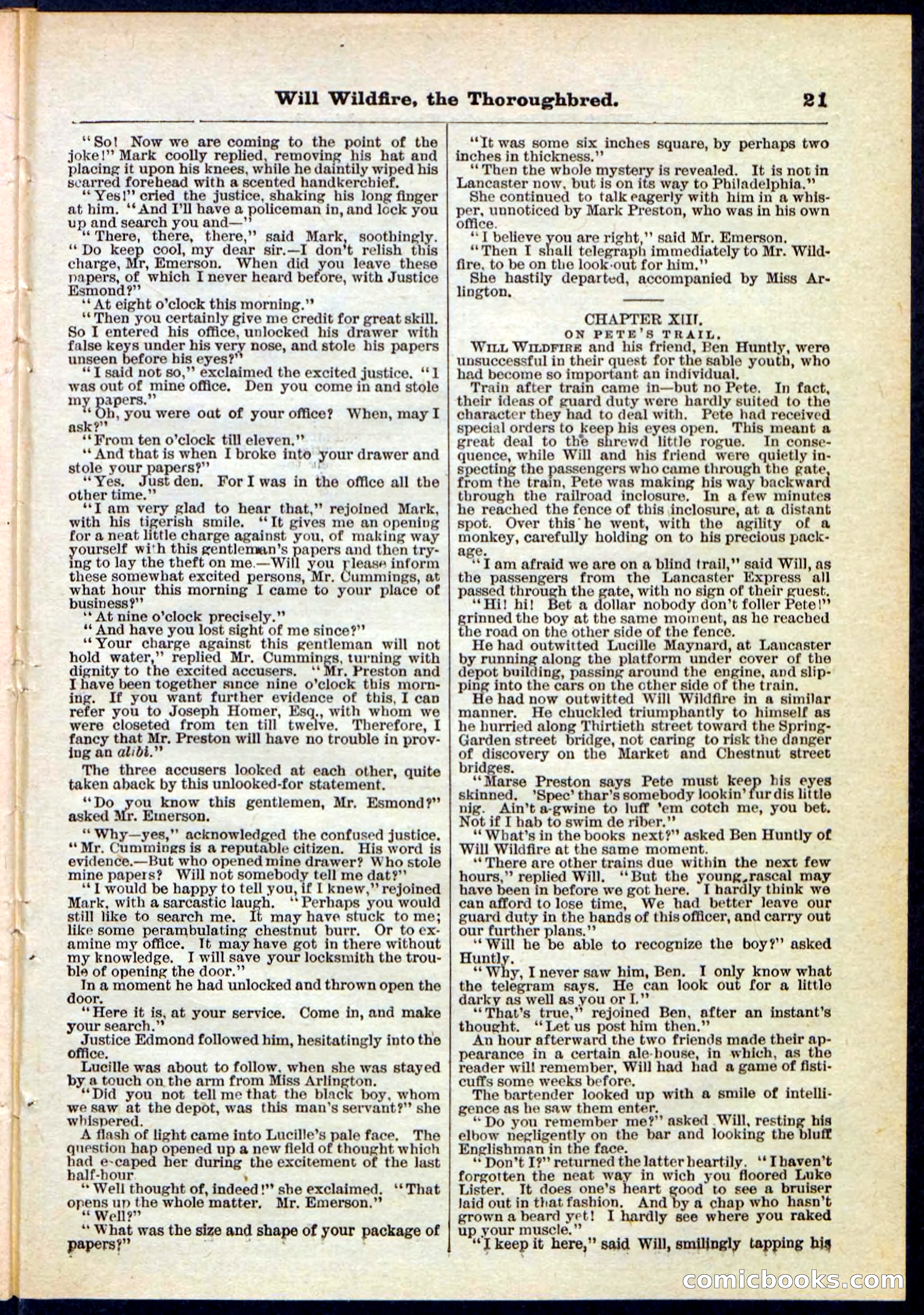 Beadle's Pocket Library No. 118 — page 21 of 32