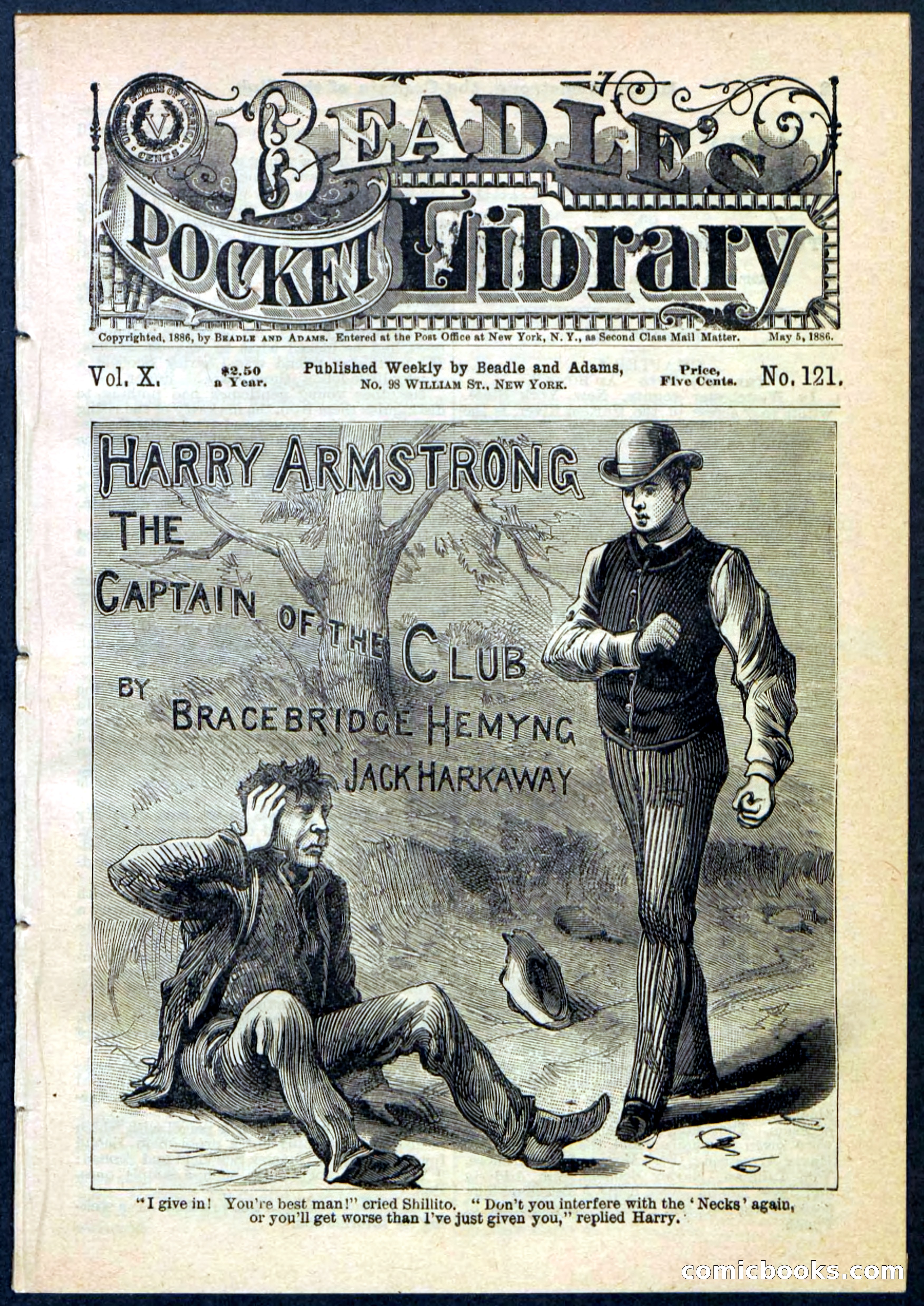 Beadle's Pocket Library No. 121 — page 1 of 32