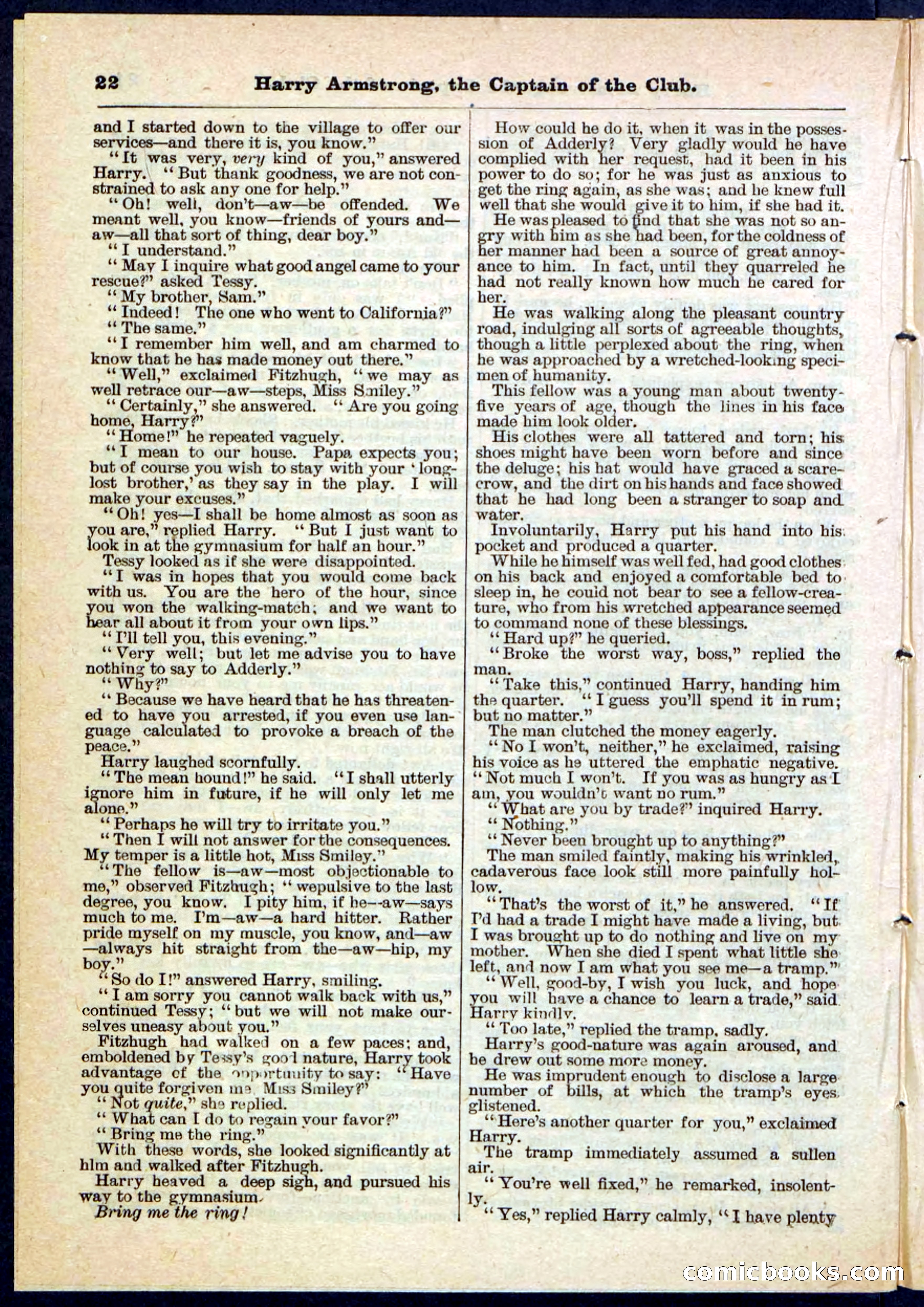 Beadle's Pocket Library No. 121 — page 22 of 32