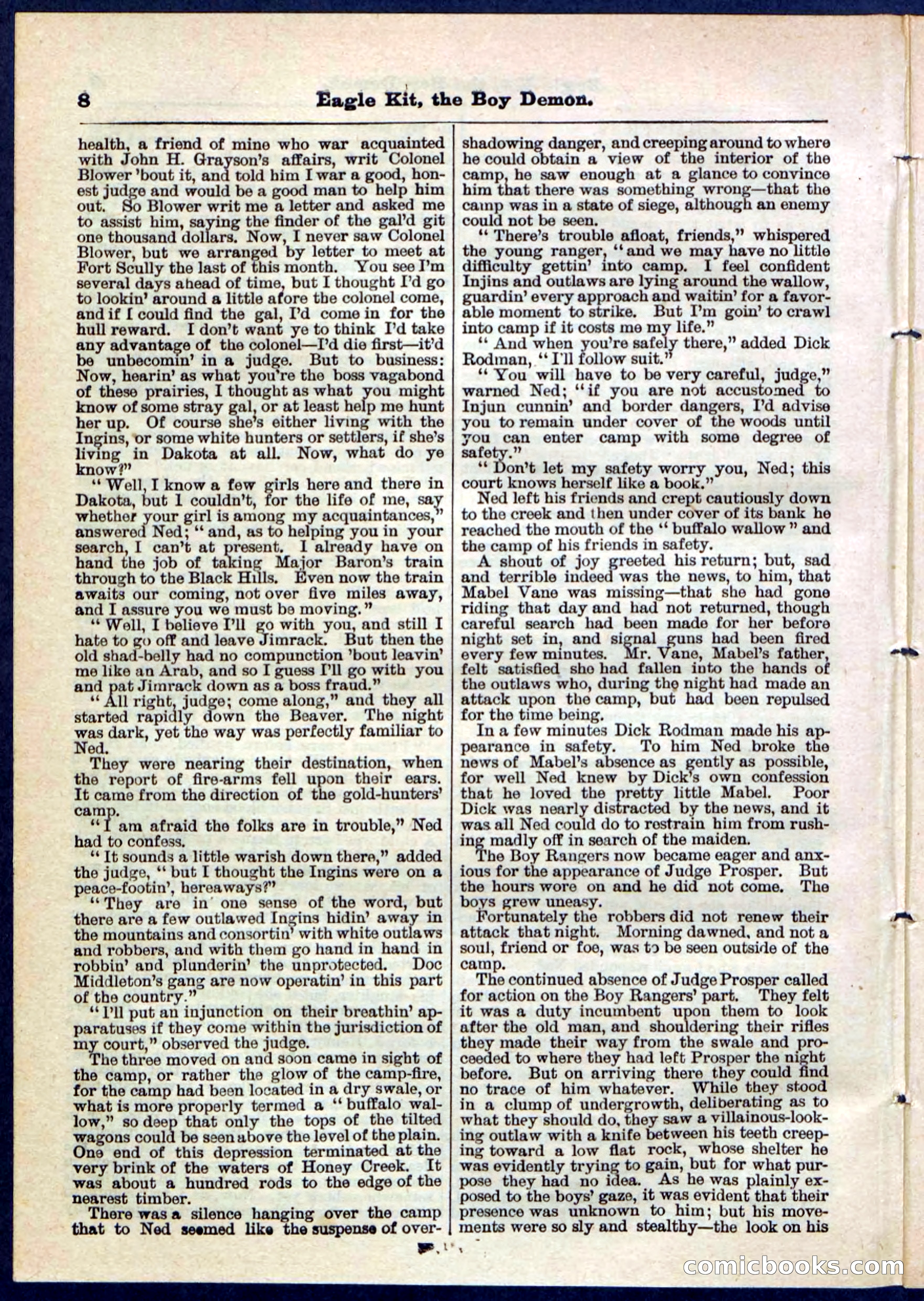 Beadle's Pocket Library No. 129 — page 8 of 32