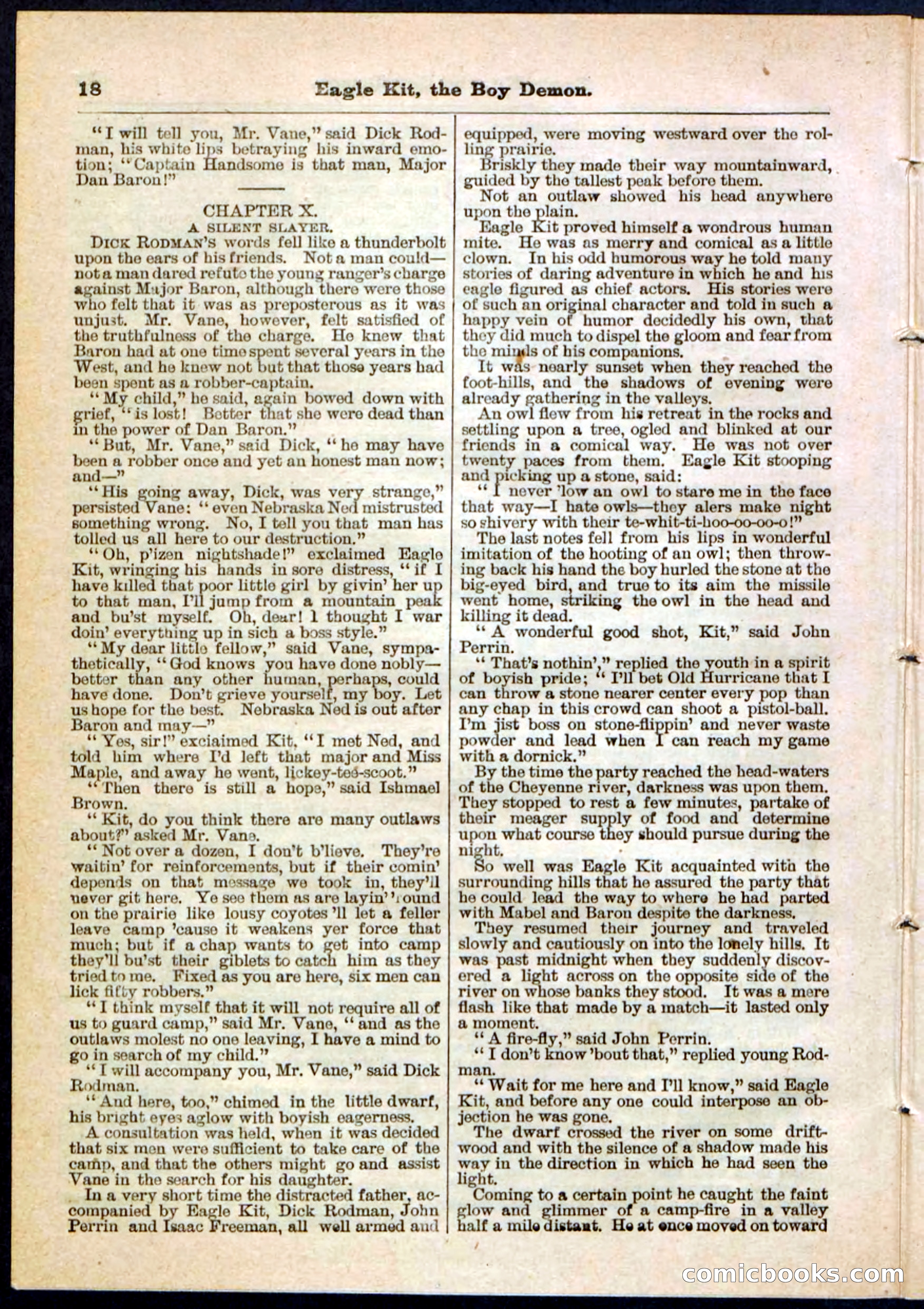 Beadle's Pocket Library No. 129 — page 18 of 32