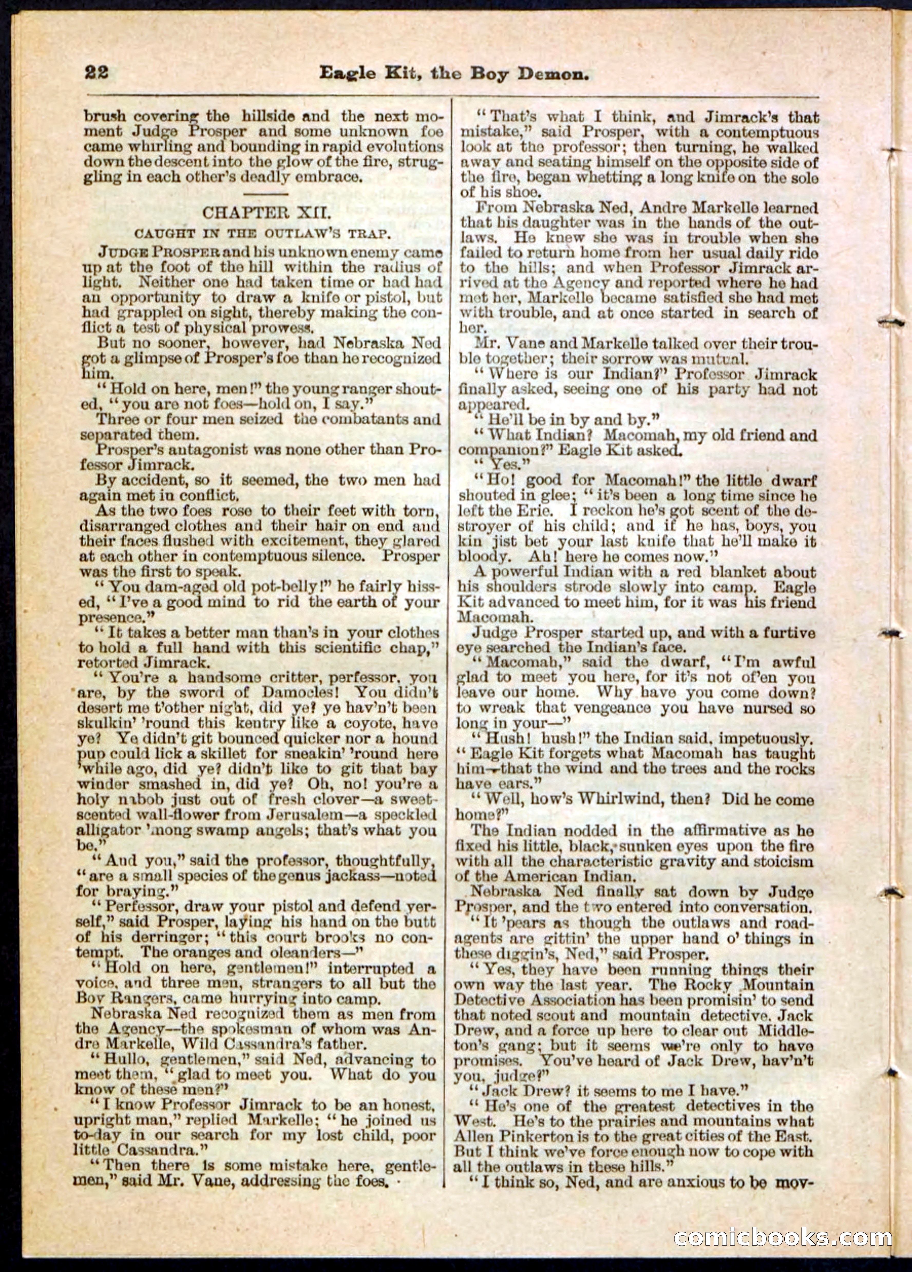 Beadle's Pocket Library No. 129 — page 22 of 32