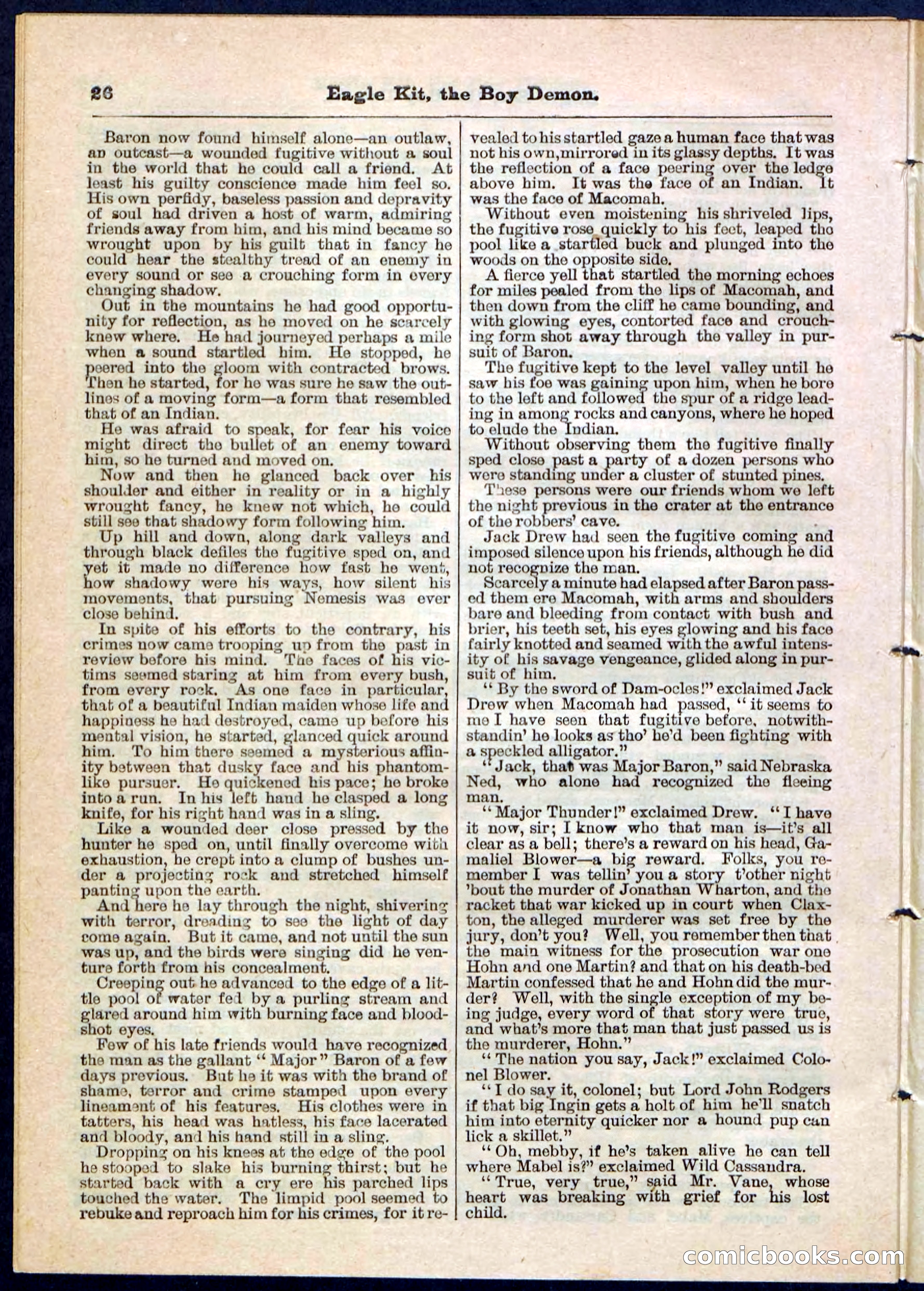 Beadle's Pocket Library No. 129 — page 26 of 32