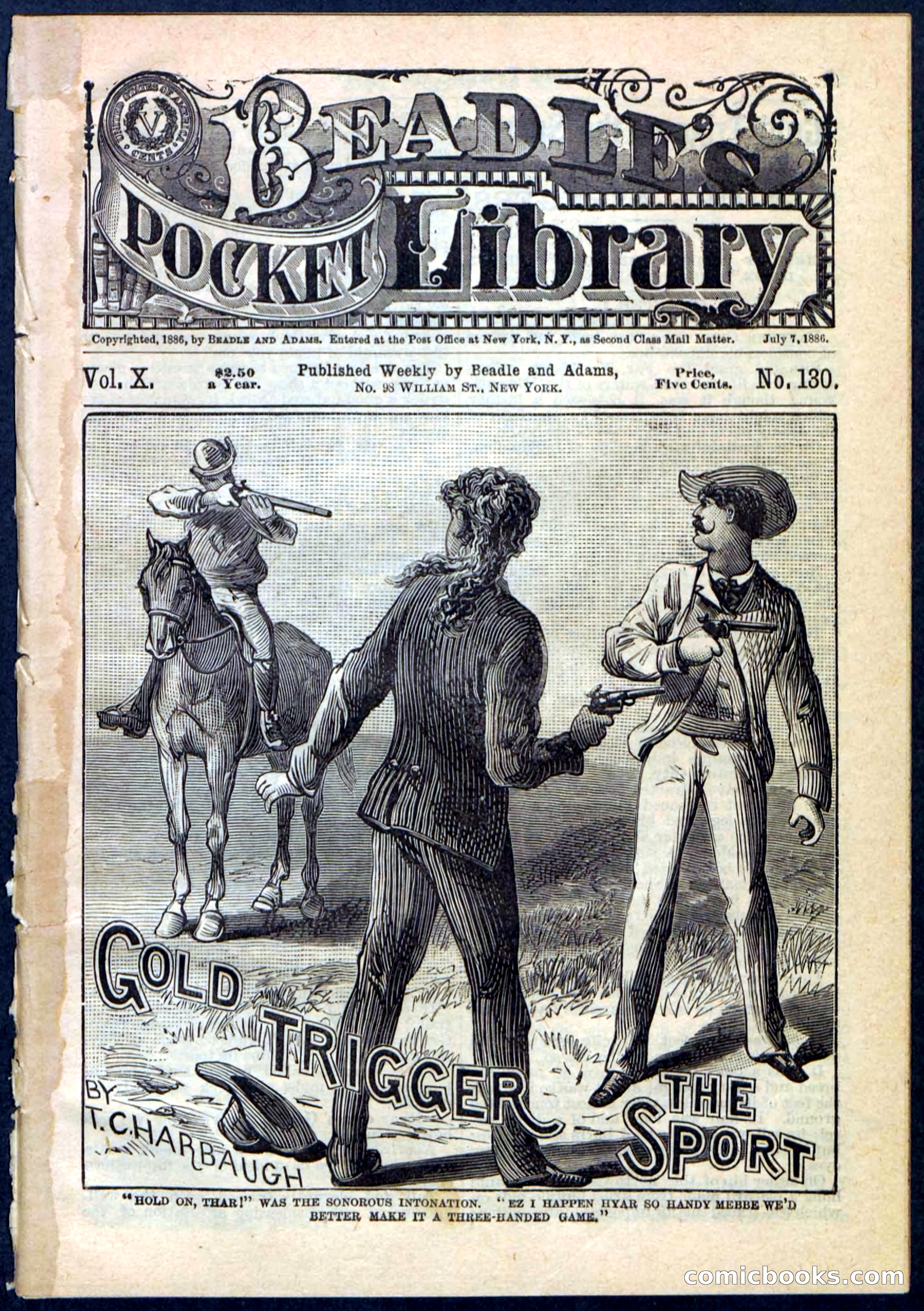 Beadle's Pocket Library No. 130 — page 1 of 32