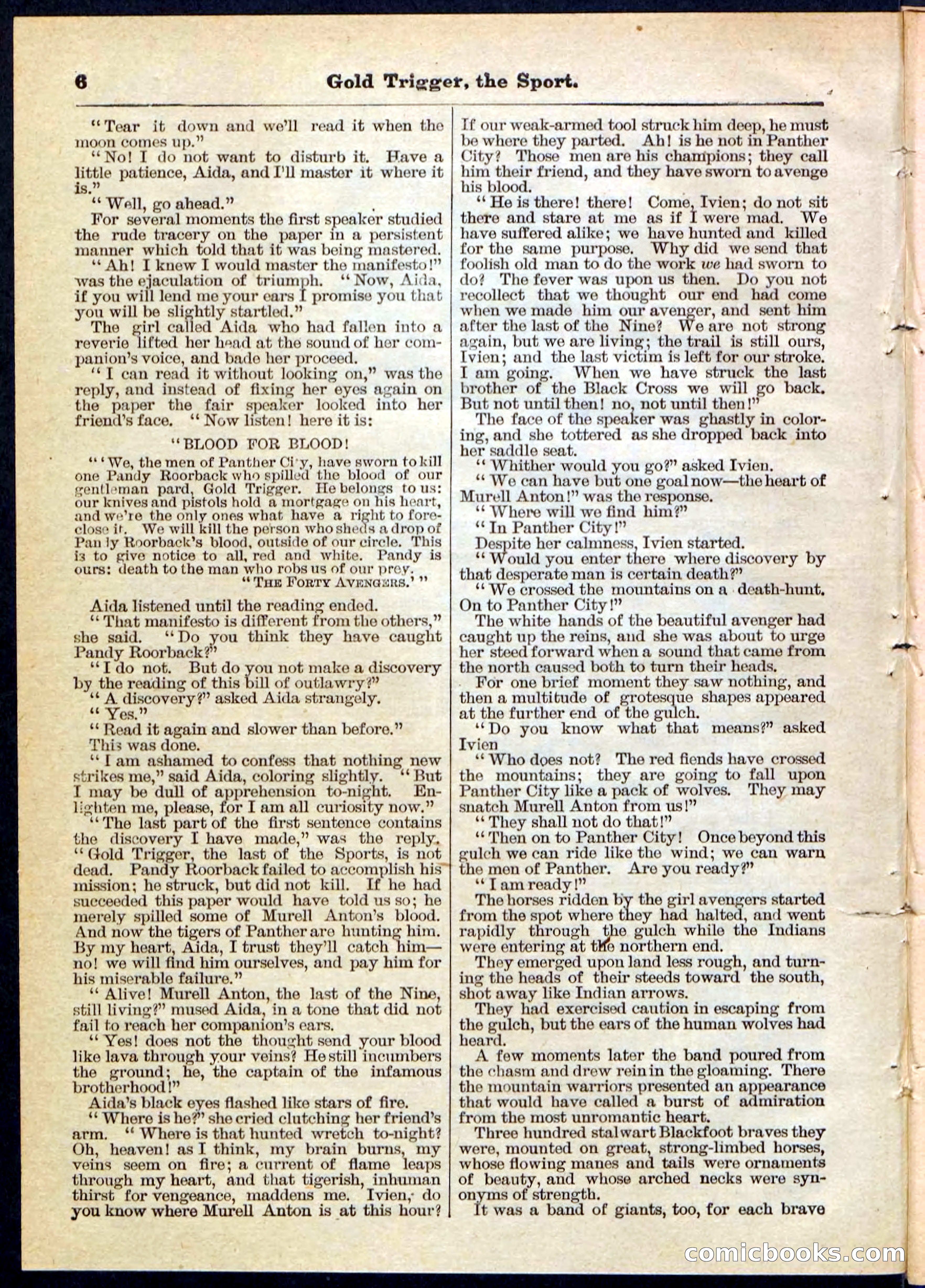 Beadle's Pocket Library No. 130 — page 6 of 32