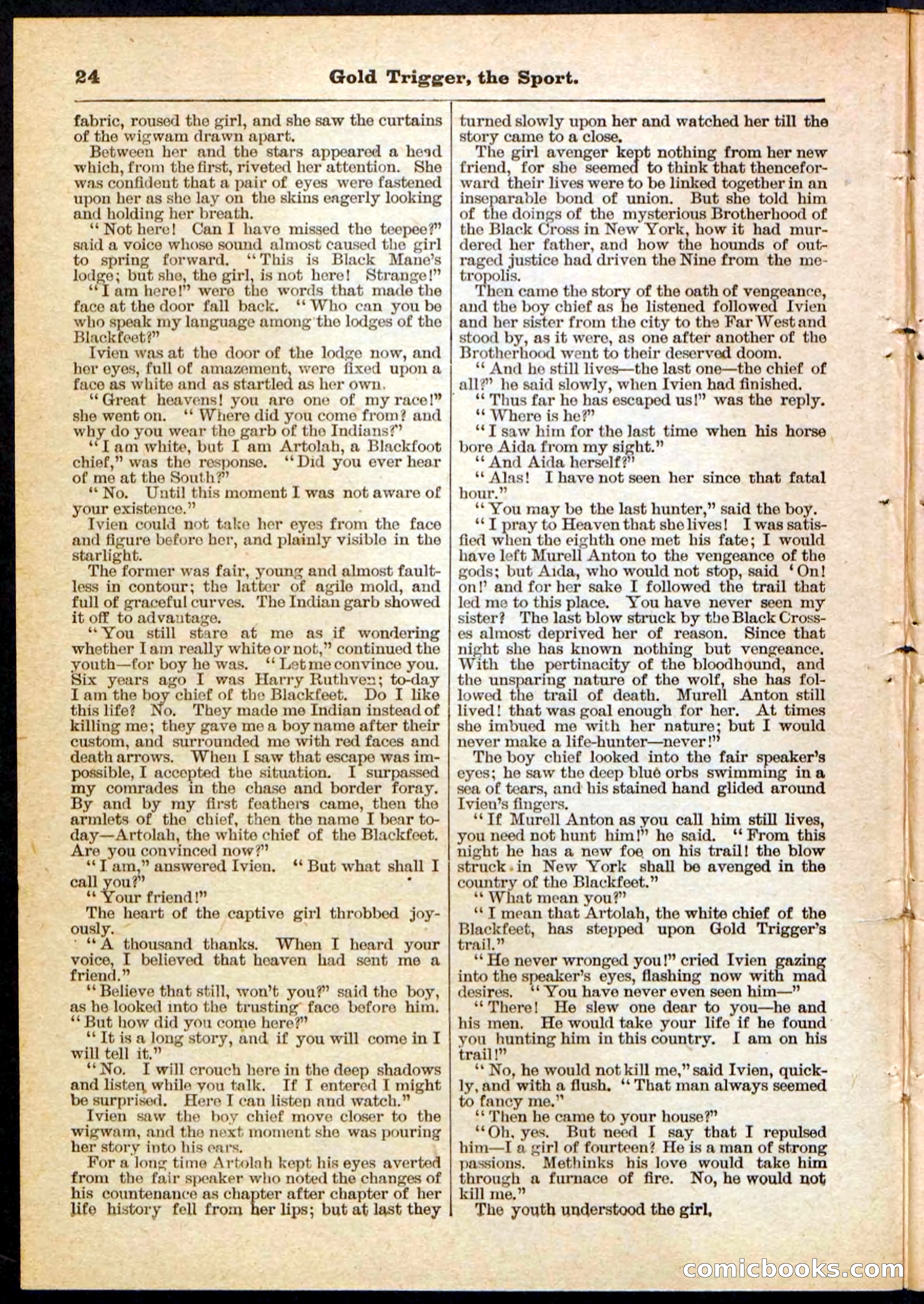 Beadle's Pocket Library No. 130 — page 24 of 32