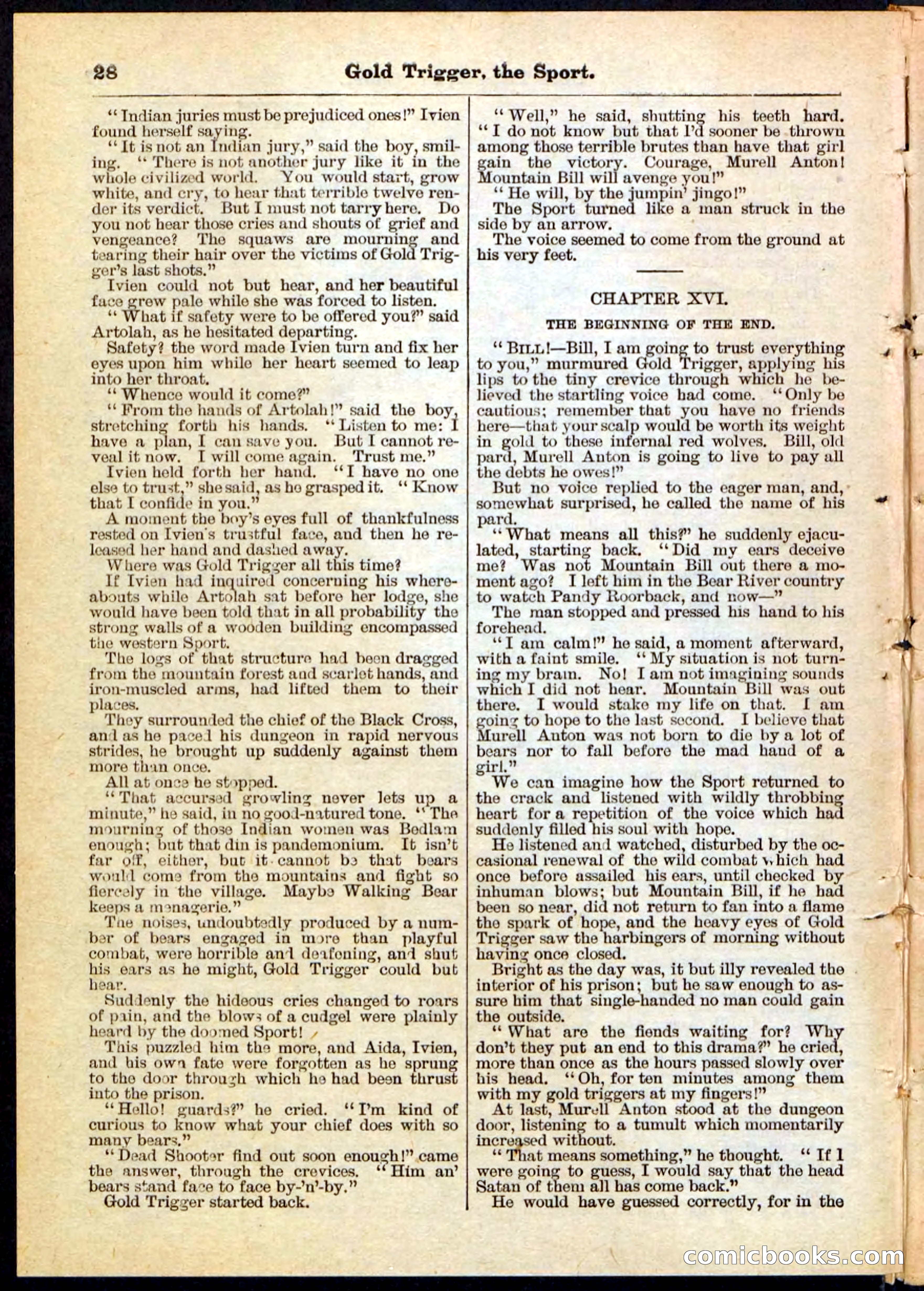Beadle's Pocket Library No. 130 — page 28 of 32