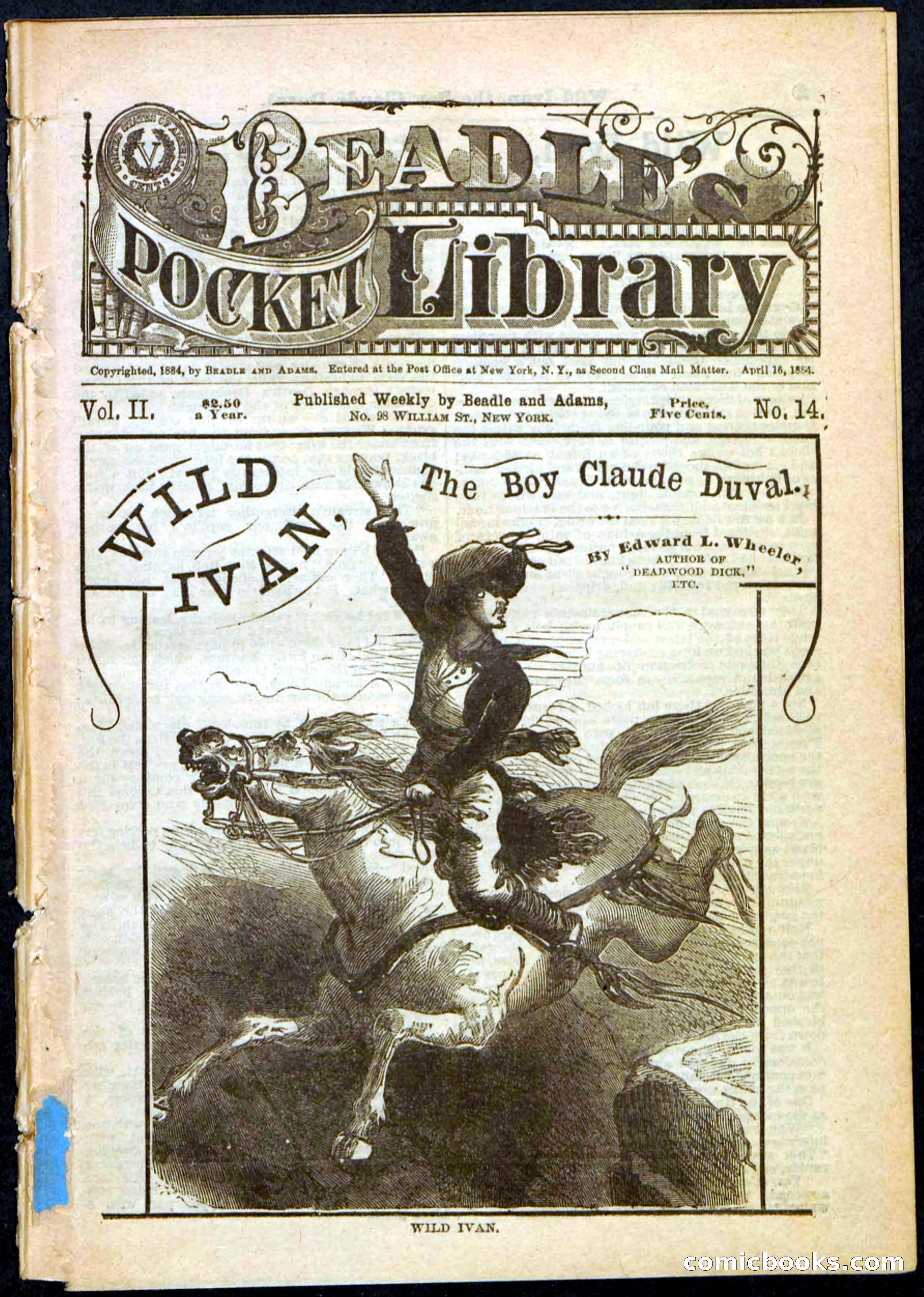 Beadle's Pocket Library, Vol. II, No. 14 — page 1 of 32