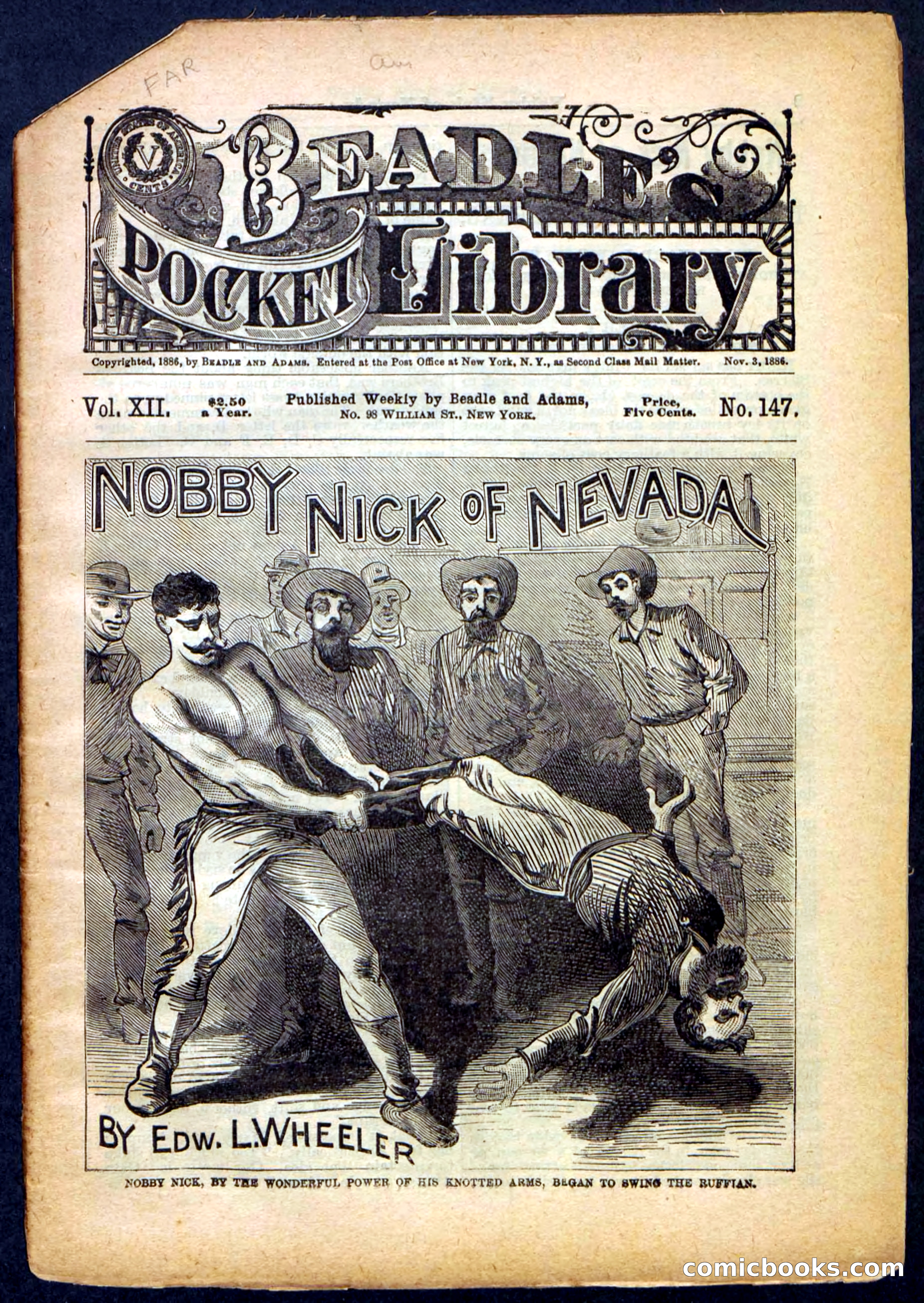 Beadle's Pocket Library No. 147 — page 1 of 32
