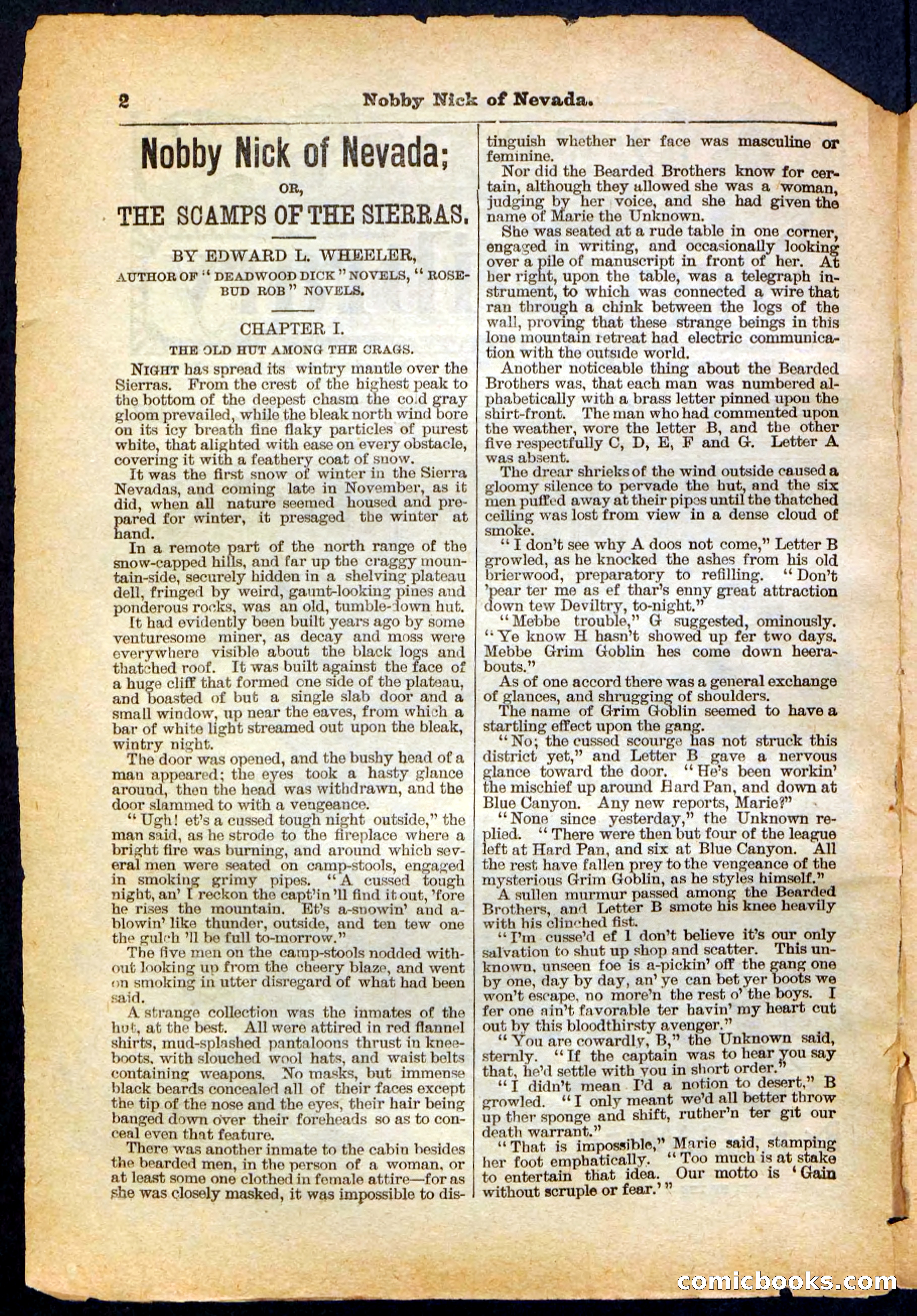Beadle's Pocket Library No. 147 — page 2 of 32