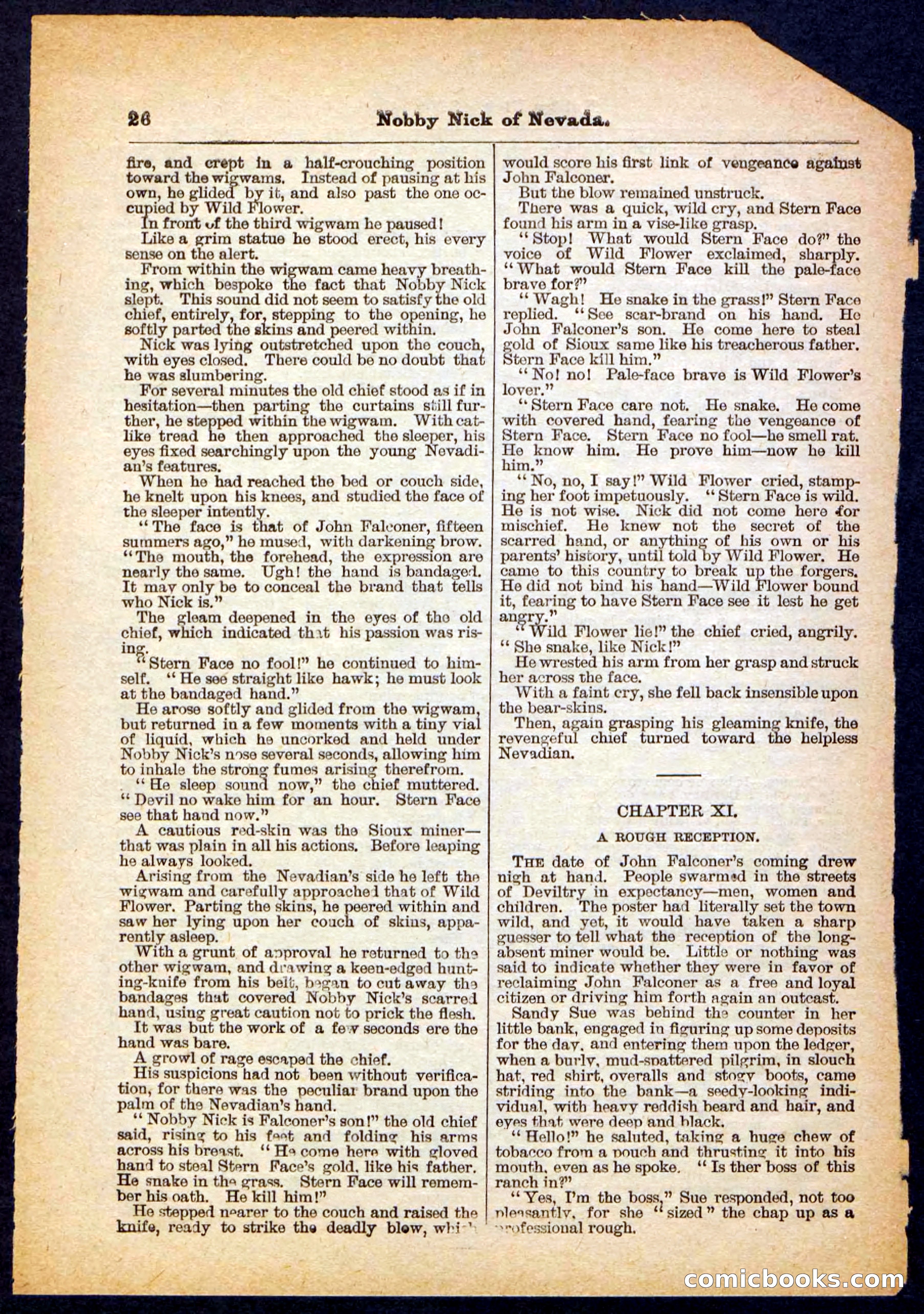Beadle's Pocket Library No. 147 — page 26 of 32