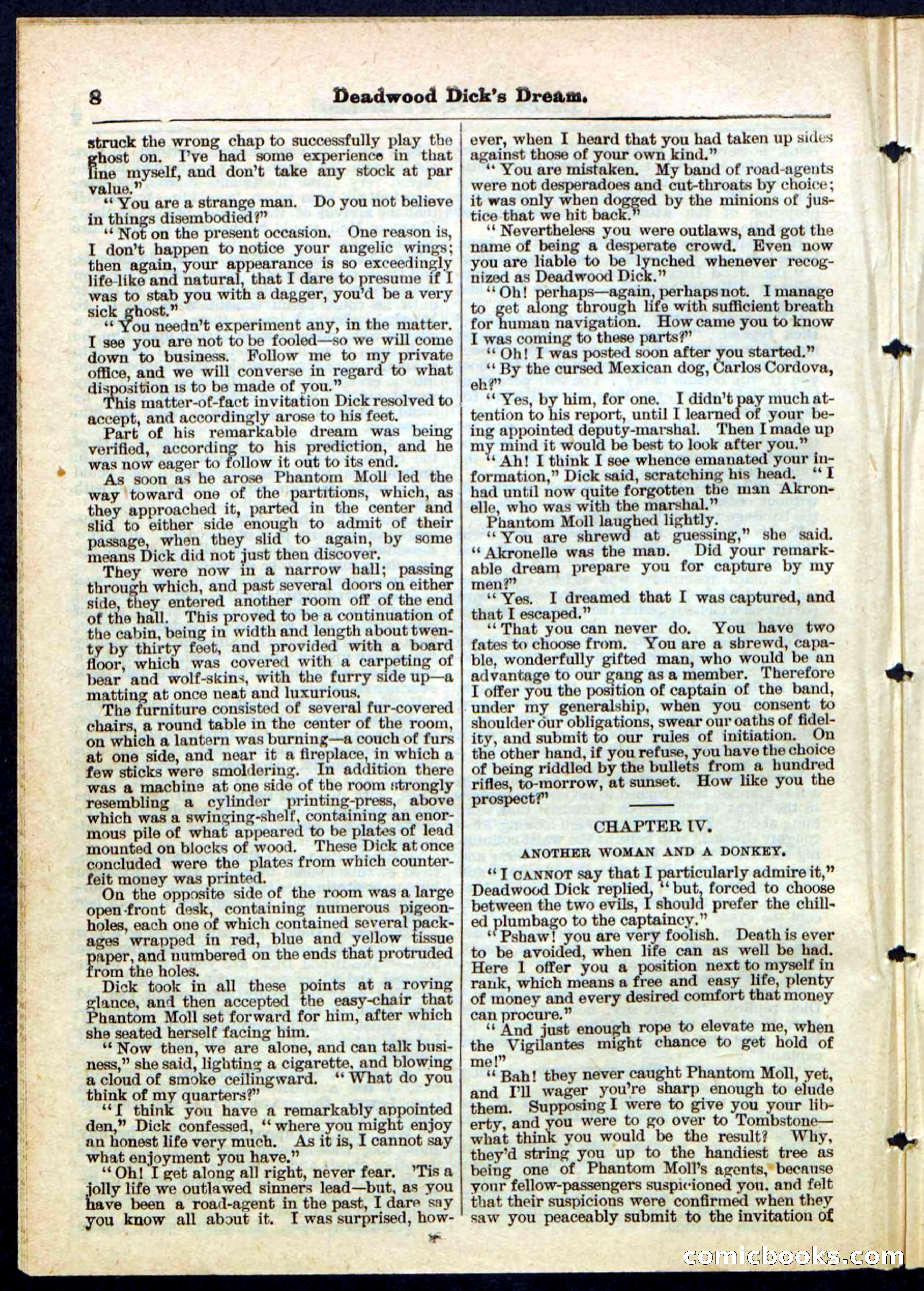 Beadle's Pocket Library No. 163 — page 8 of 32