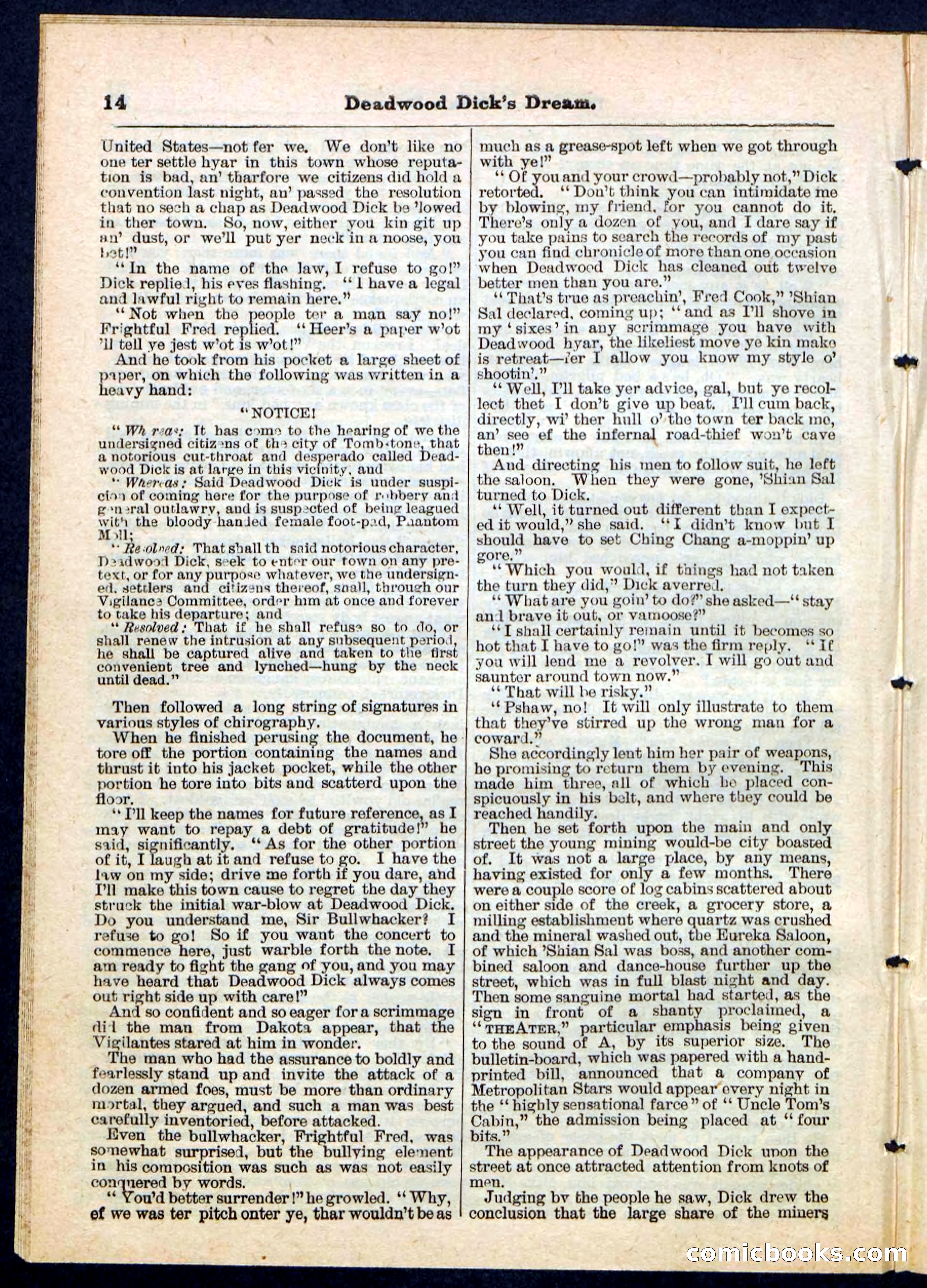 Beadle's Pocket Library No. 163 — page 14 of 32
